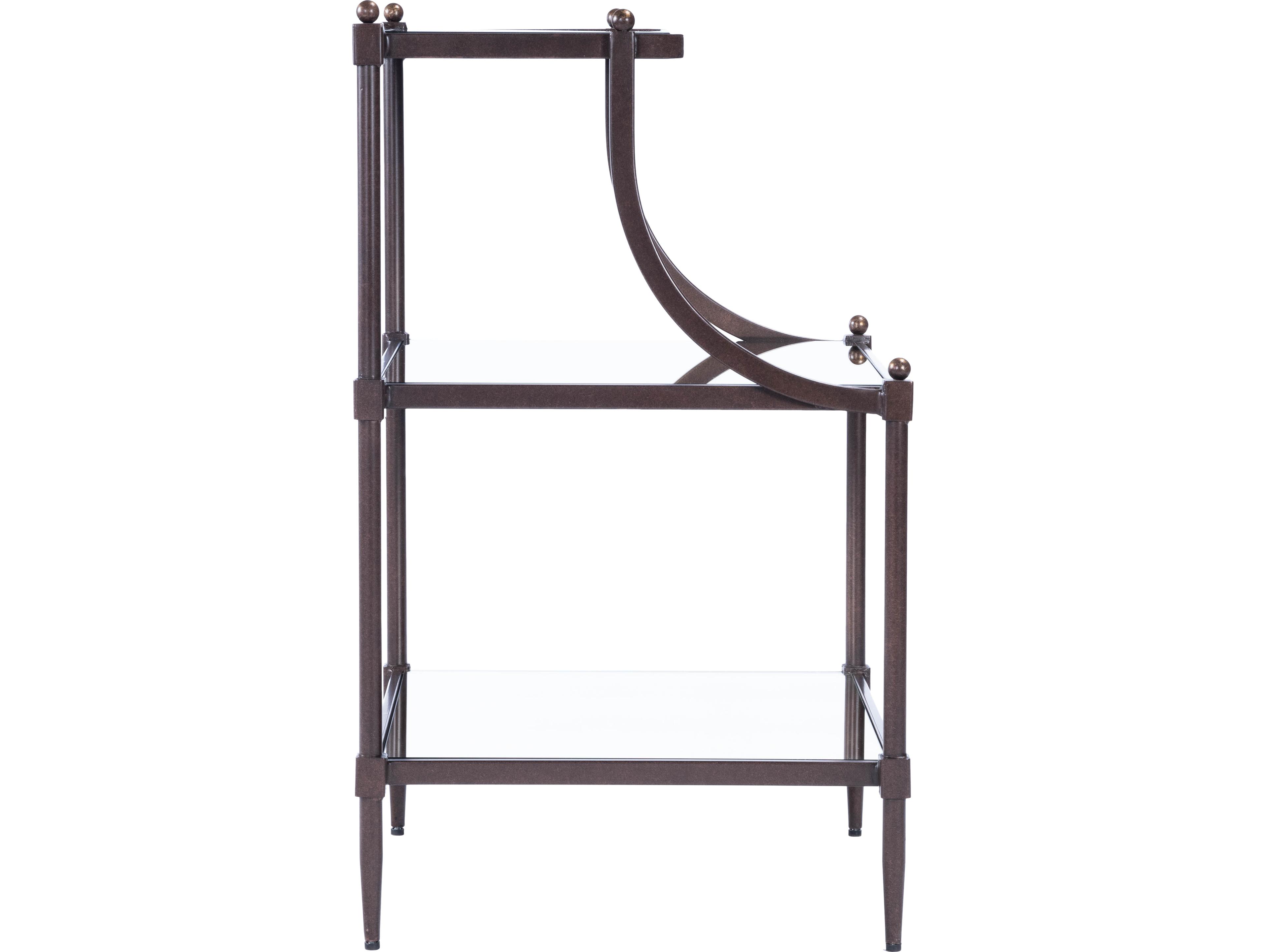 Butler Peninsula Rectangular Mirror Metalworks End Table