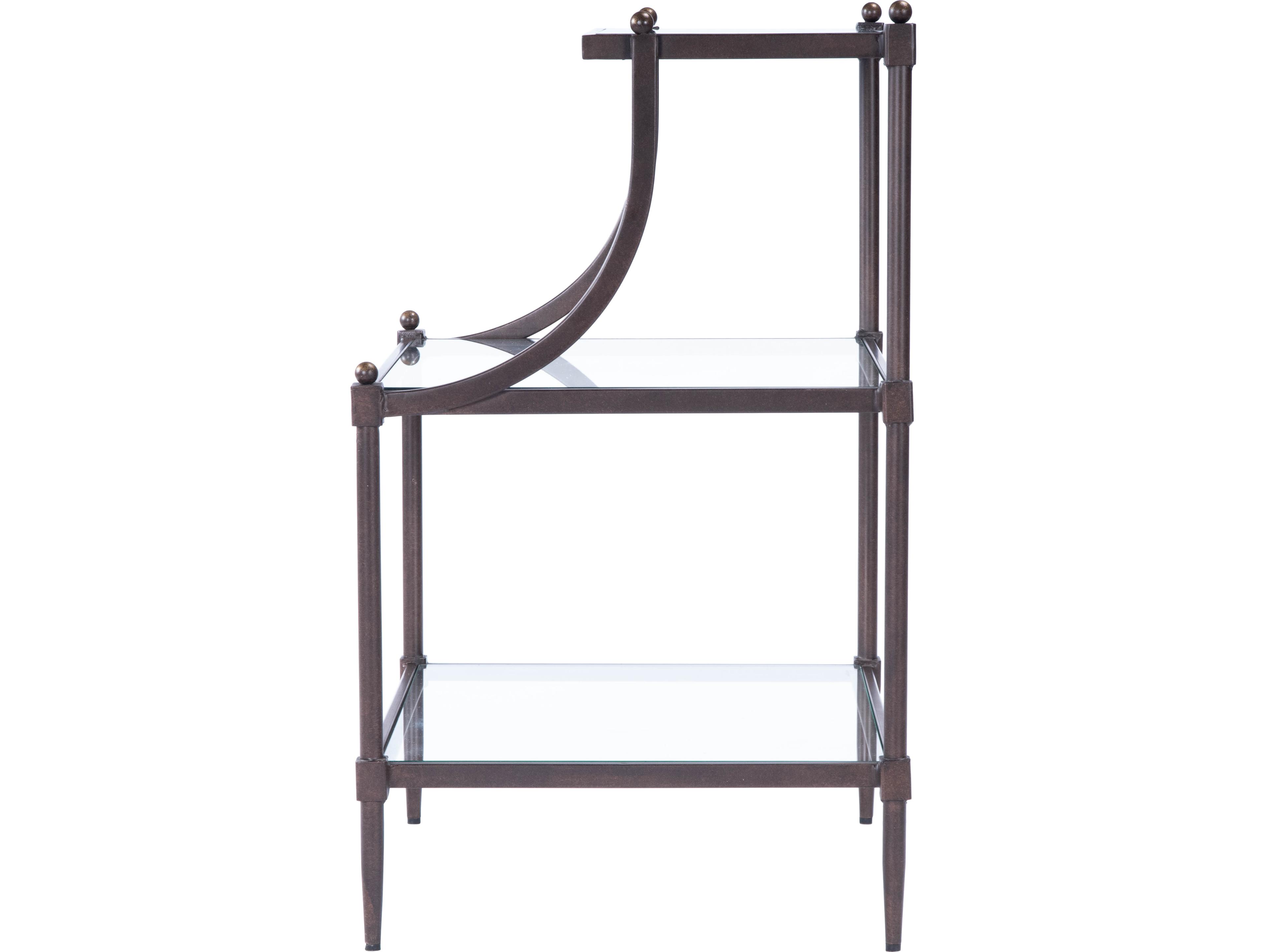 Butler Peninsula Rectangular Glass End Table