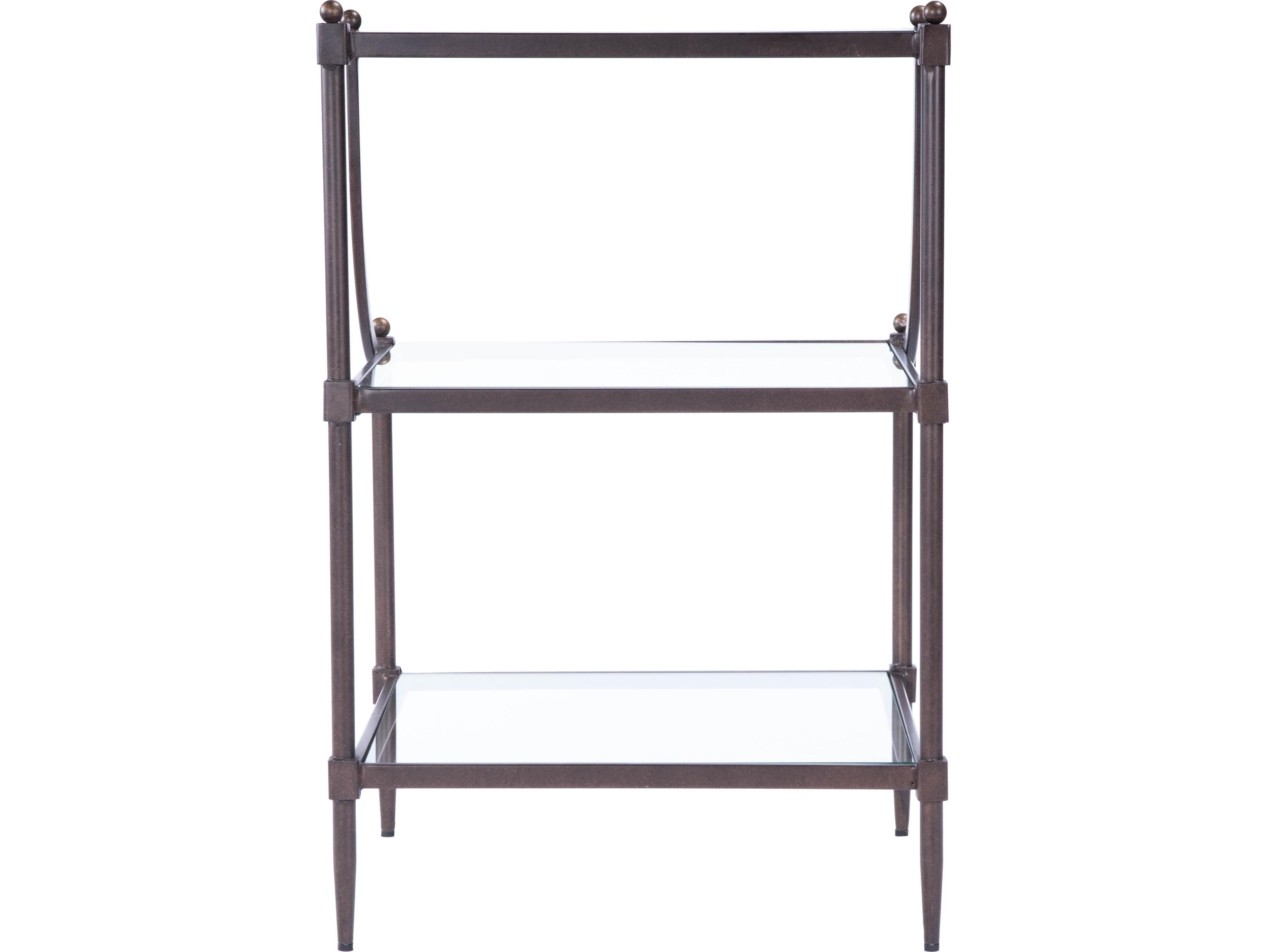 Butler Peninsula Rectangular Glass End Table