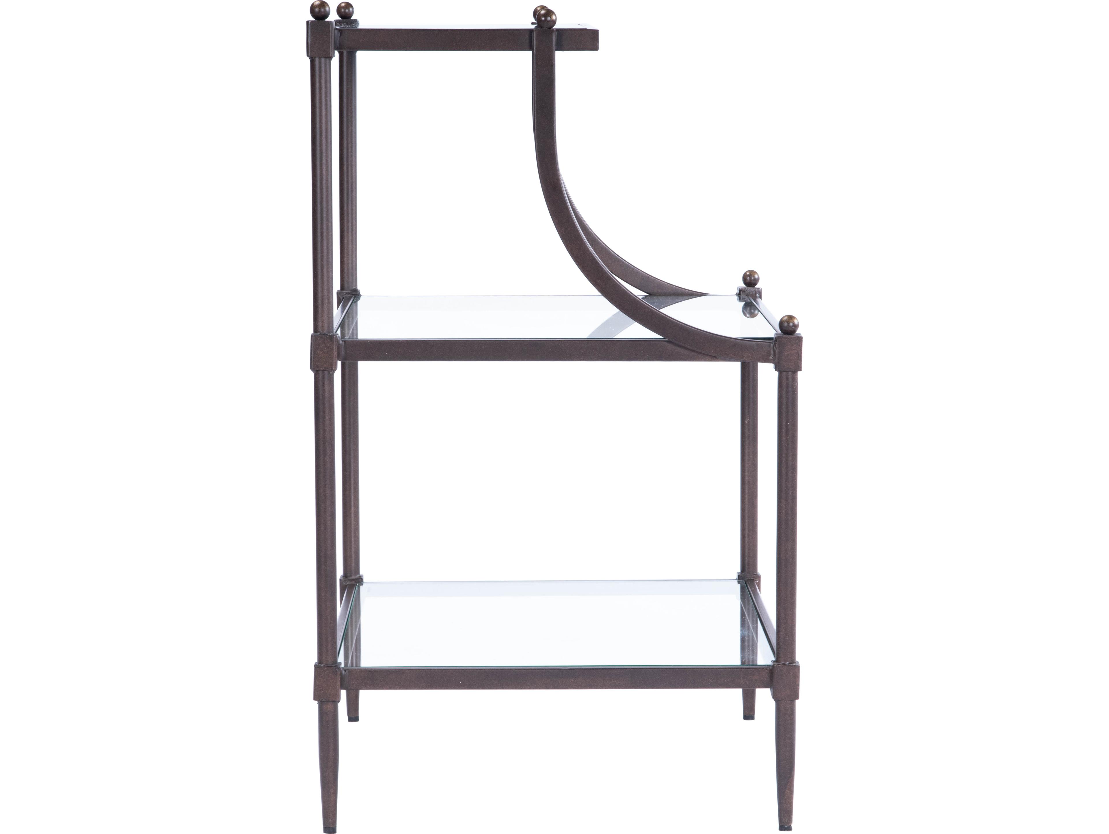 Butler Peninsula Rectangular Glass End Table