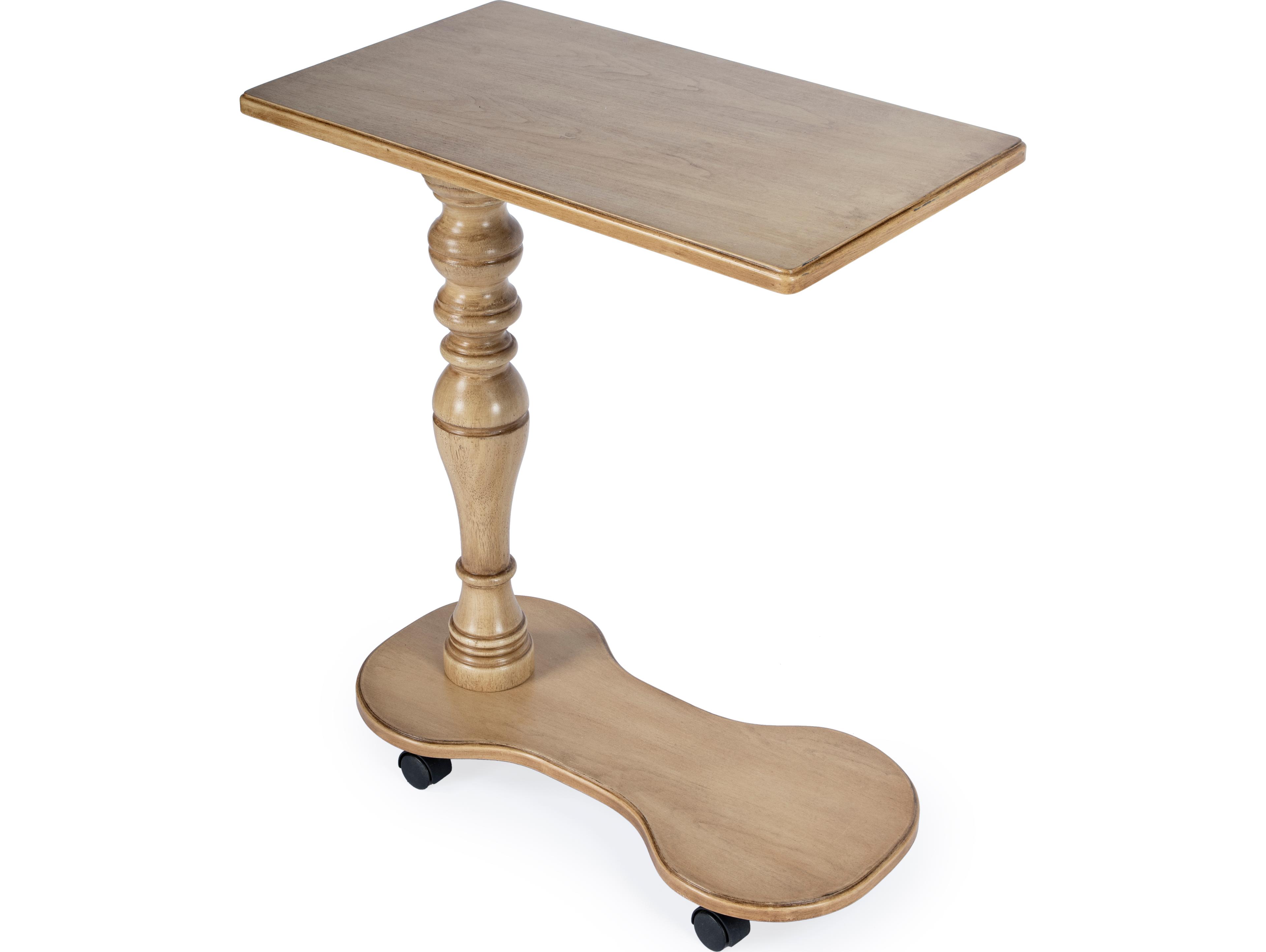 Butler Mabry Rectangular Wood Antique Beige End Table