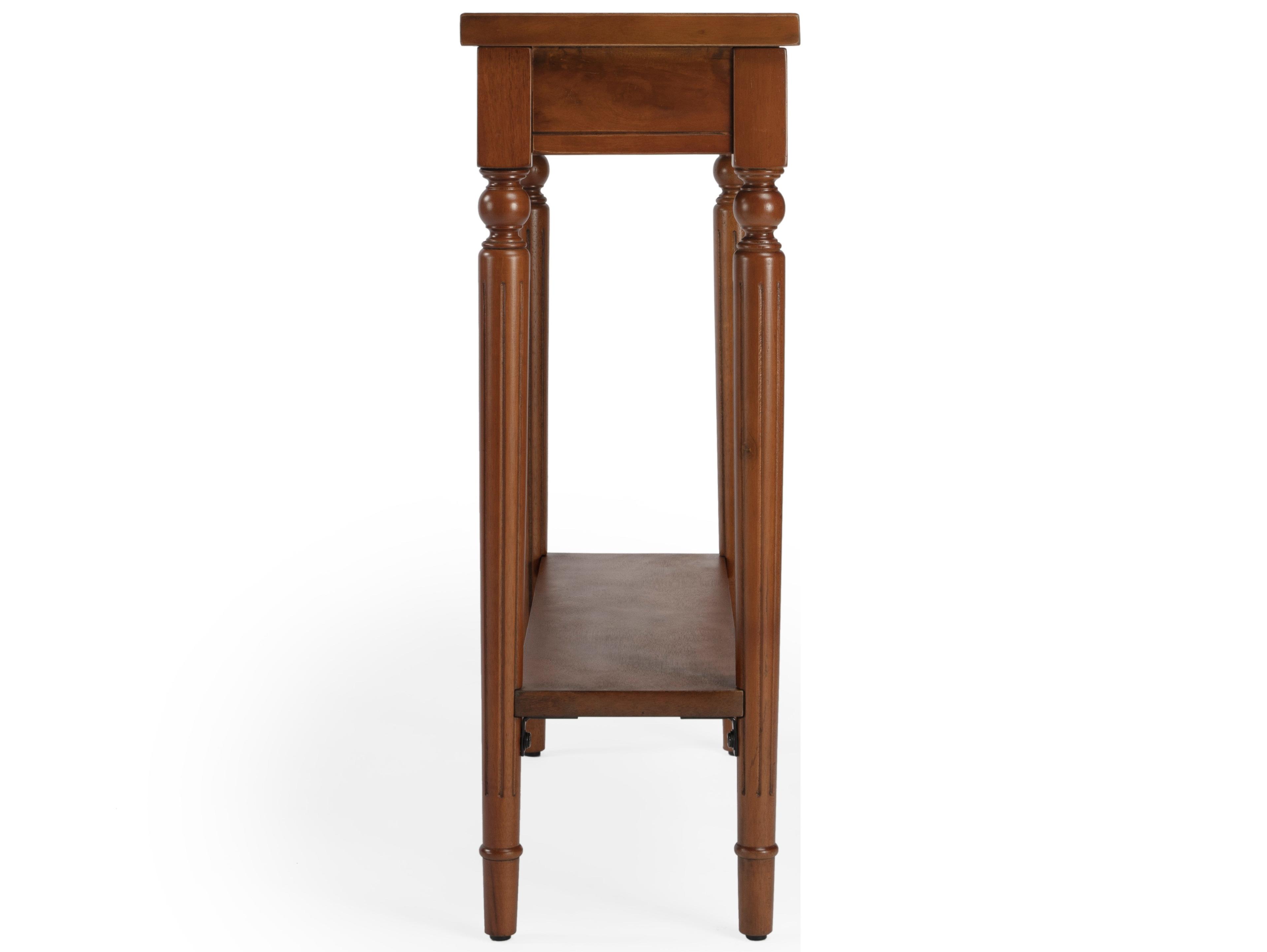 Butler Aubrey Rectangular Wood Olive Ash Console Table