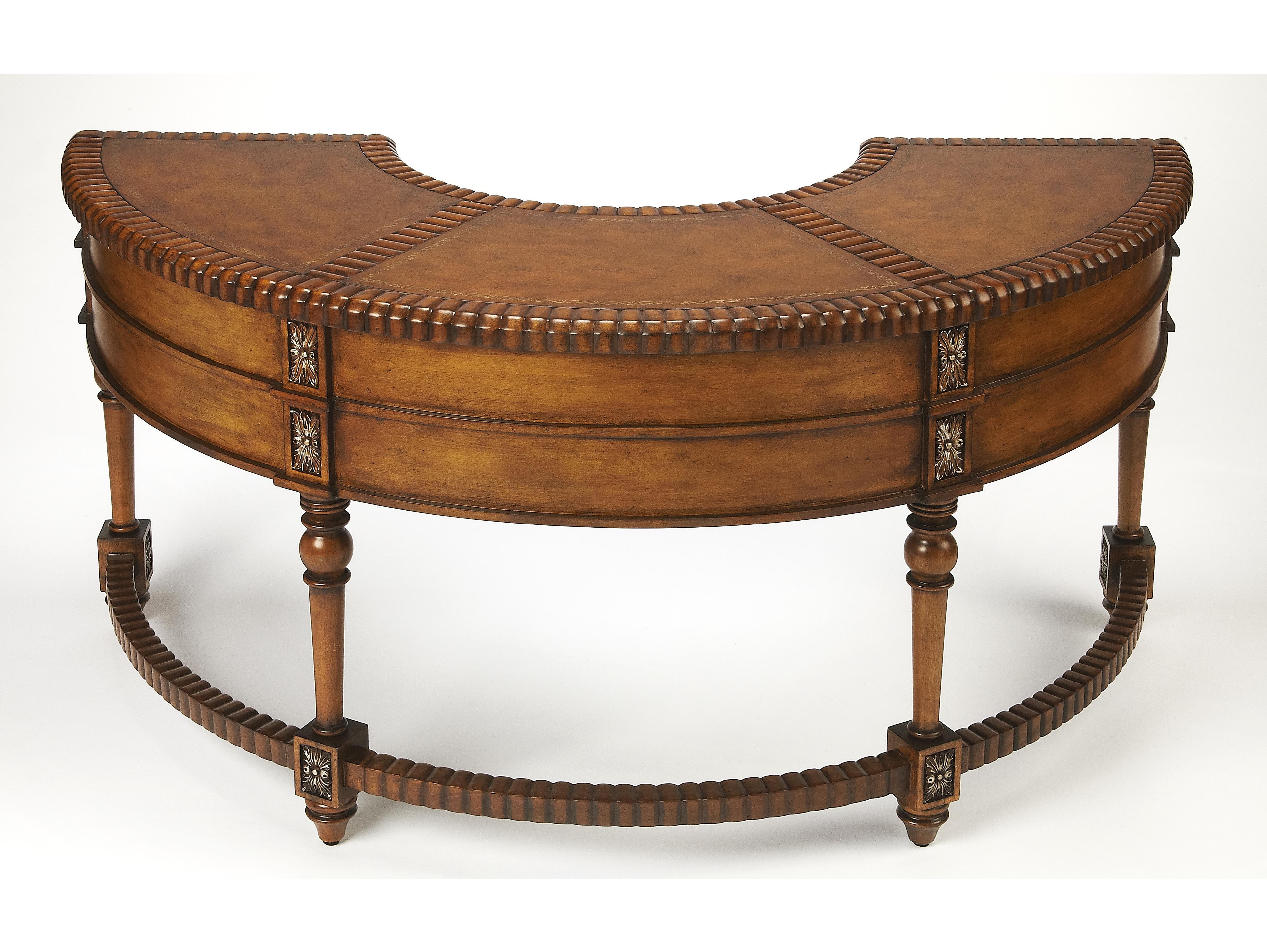 Butler Geneva Connoisseur's Brown Solid Wood Executive Desk