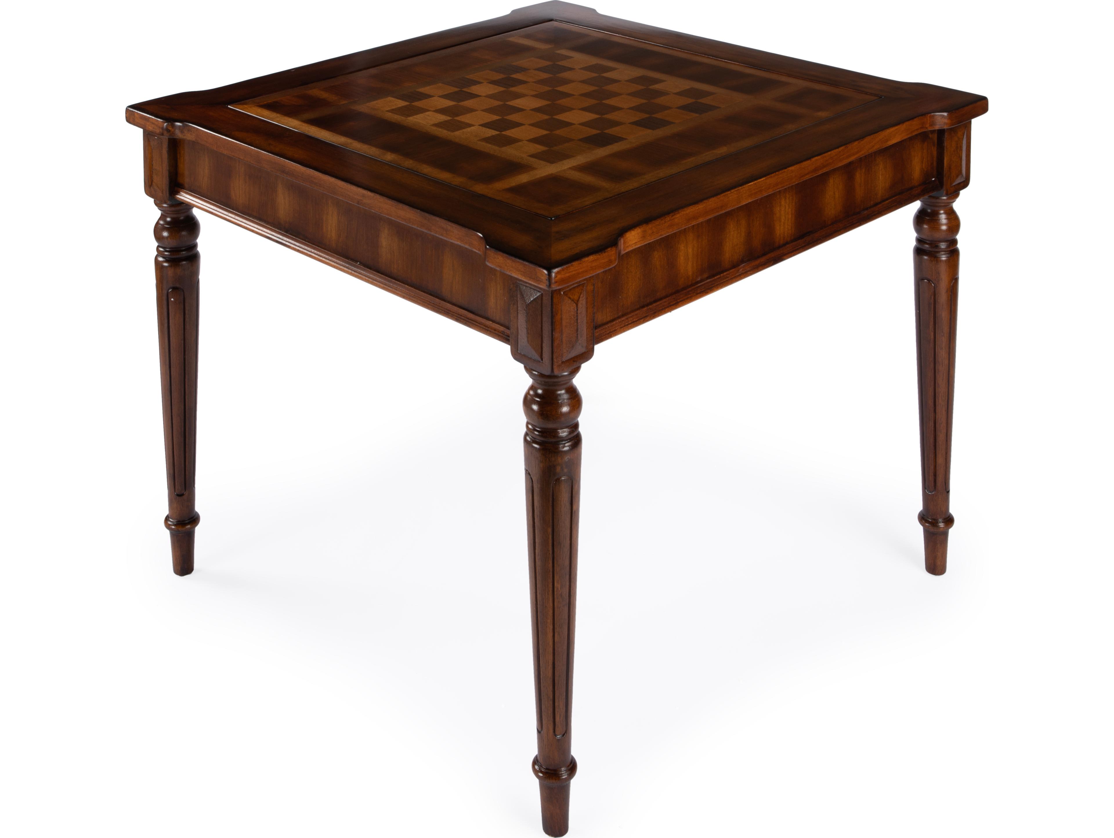 Butler Vincent Brown Poplar Wood Antique Cherry Game Table