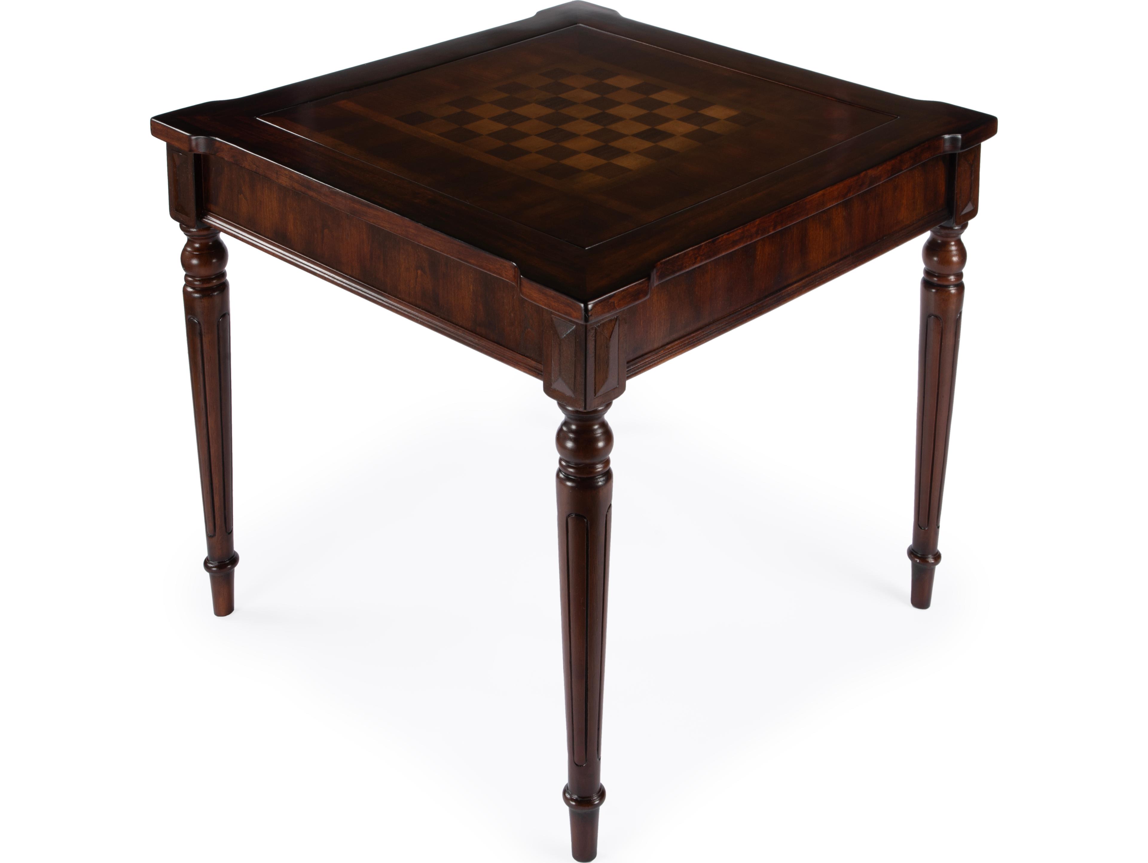 Butler Vincent Poplar Wood Cherry Game Table