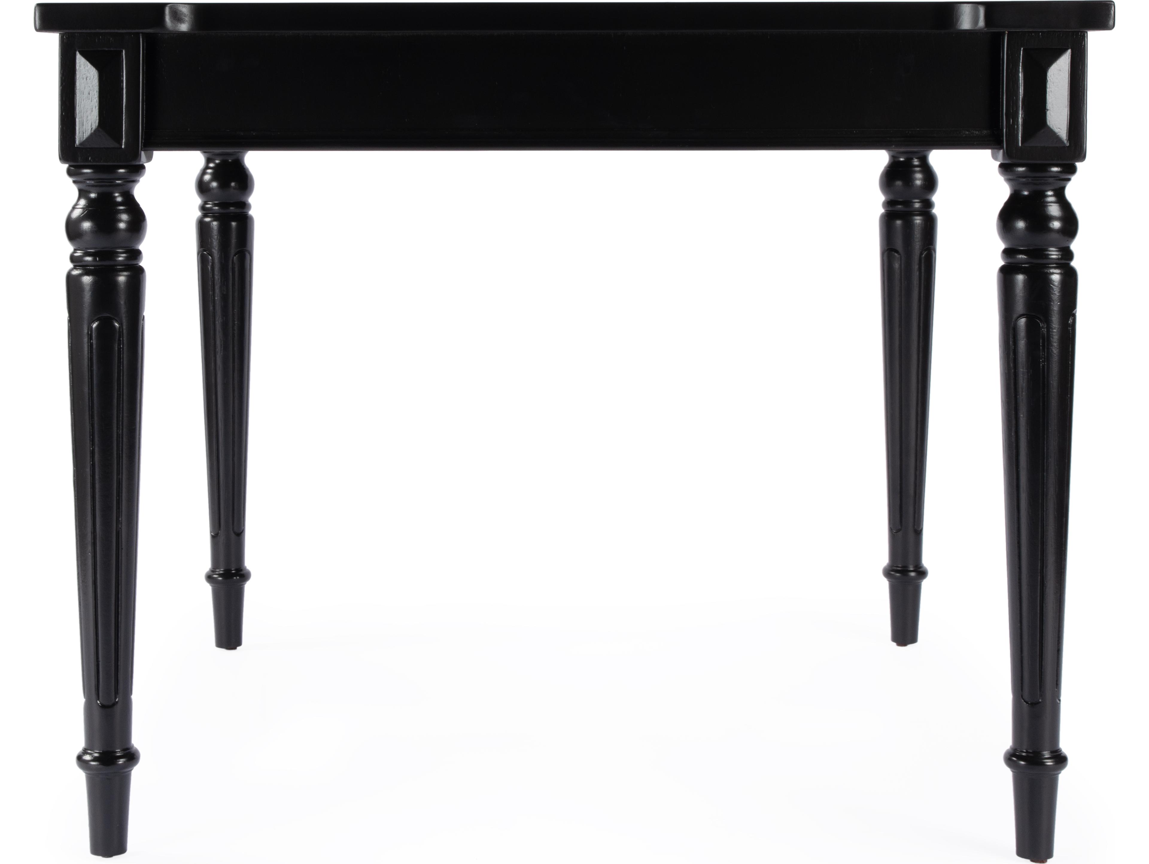 Butler Vincent Poplar Wood Black Licorice Game Table