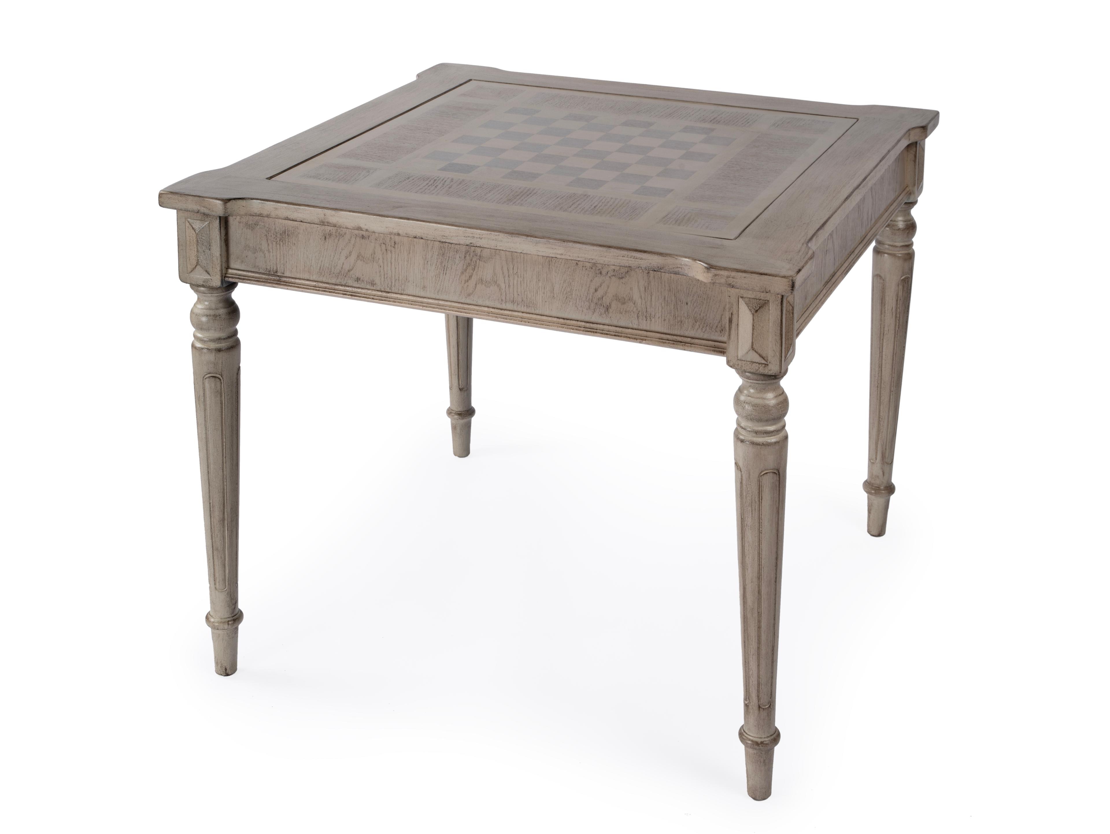 Butler Vincent Gray Poplar Wood Driftwood Game Table