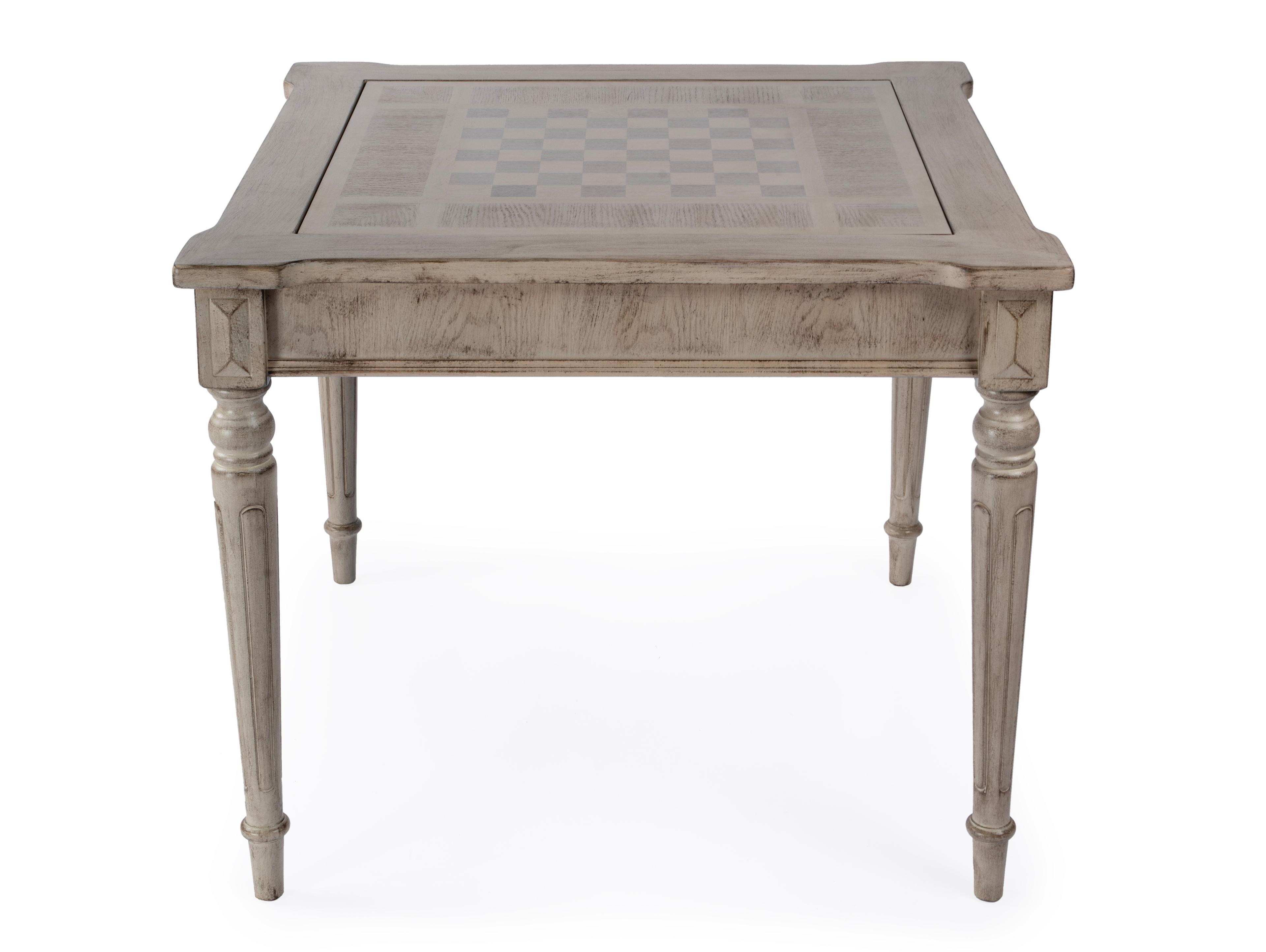 Butler Vincent Gray Poplar Wood Driftwood Game Table