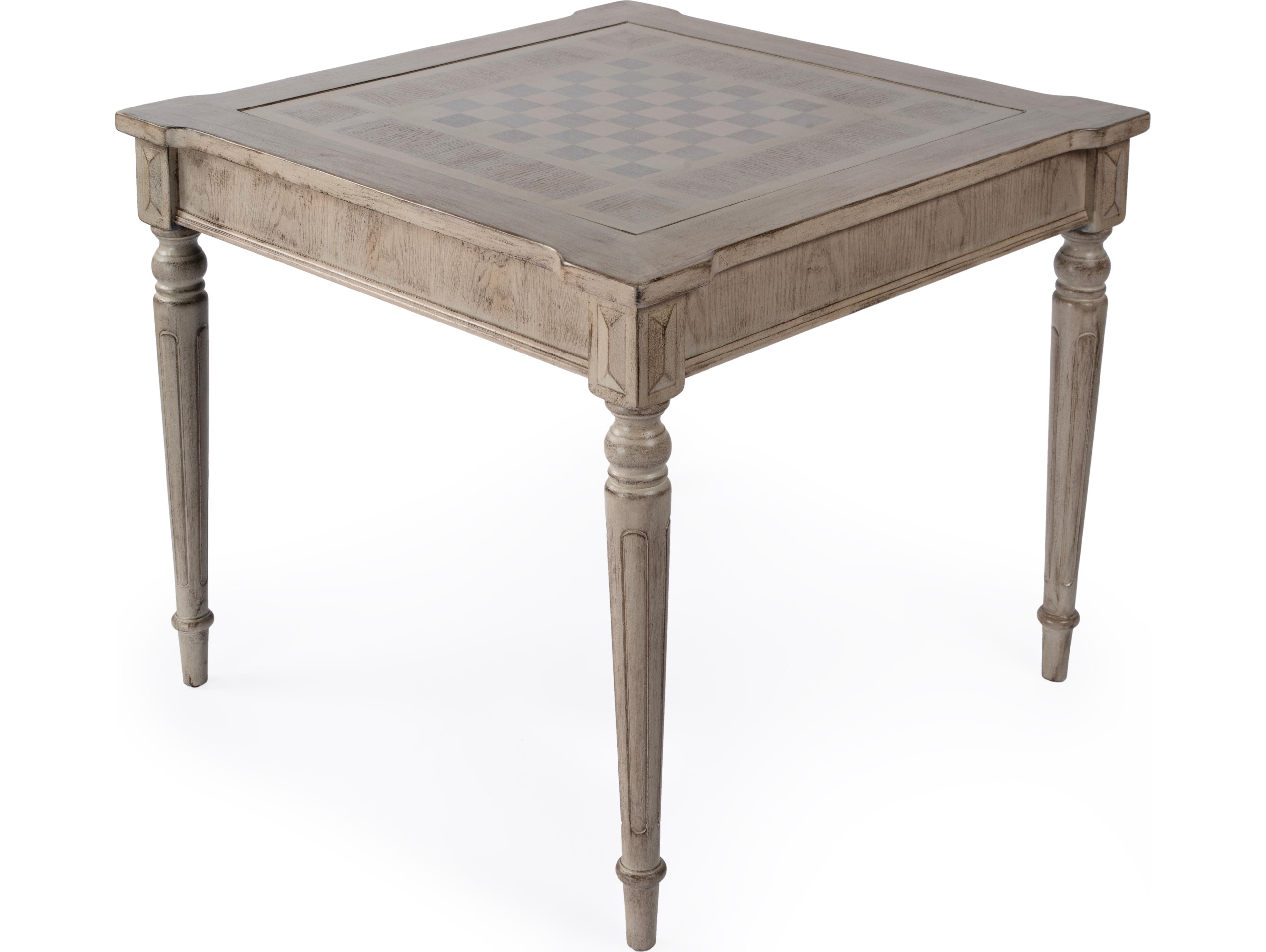 Butler Vincent Gray Poplar Wood Driftwood Game Table