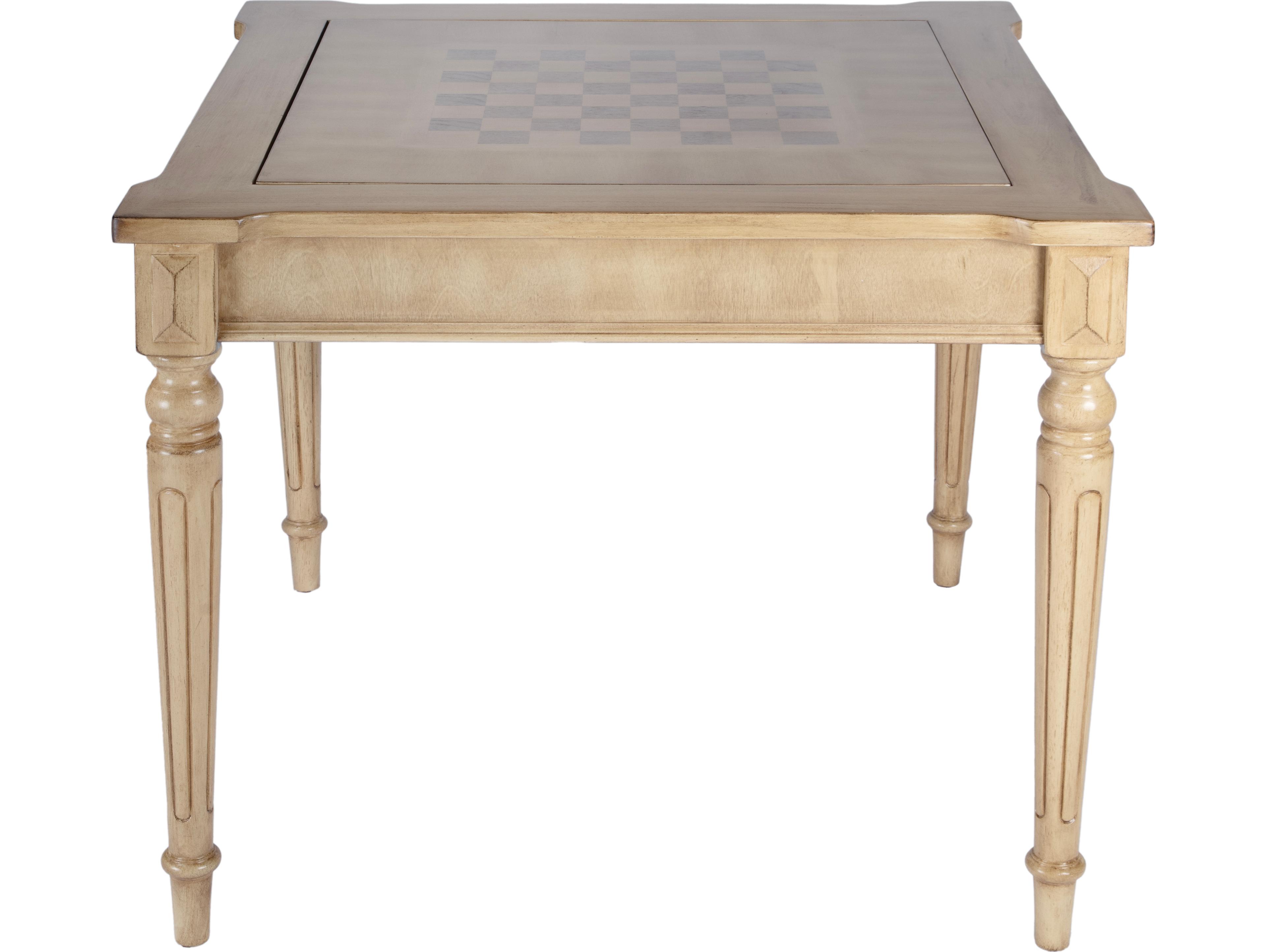Butler Vincent Poplar Wood Antique Beige Game Table