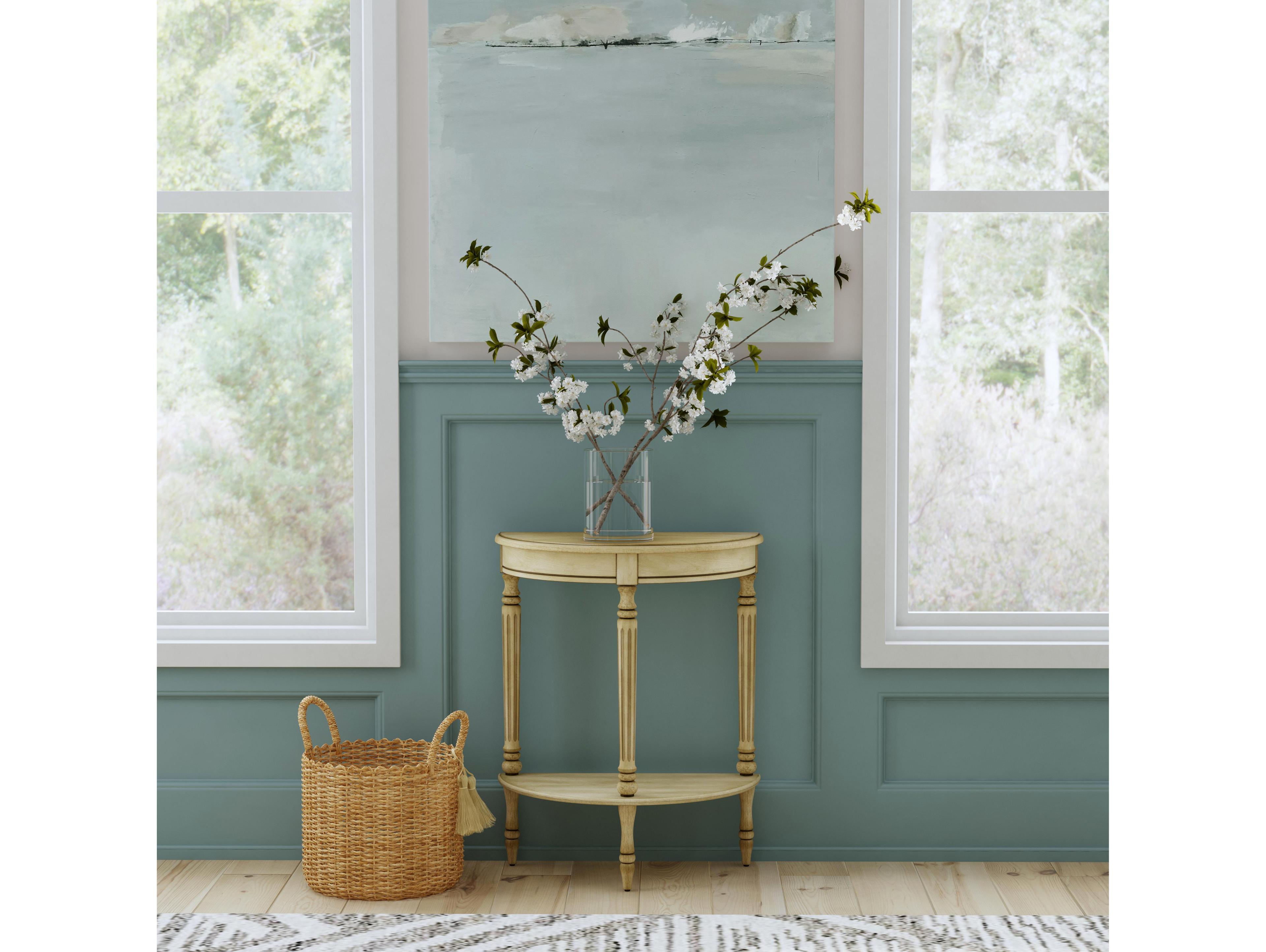 Butler Bellini Demilune Wood Console Table