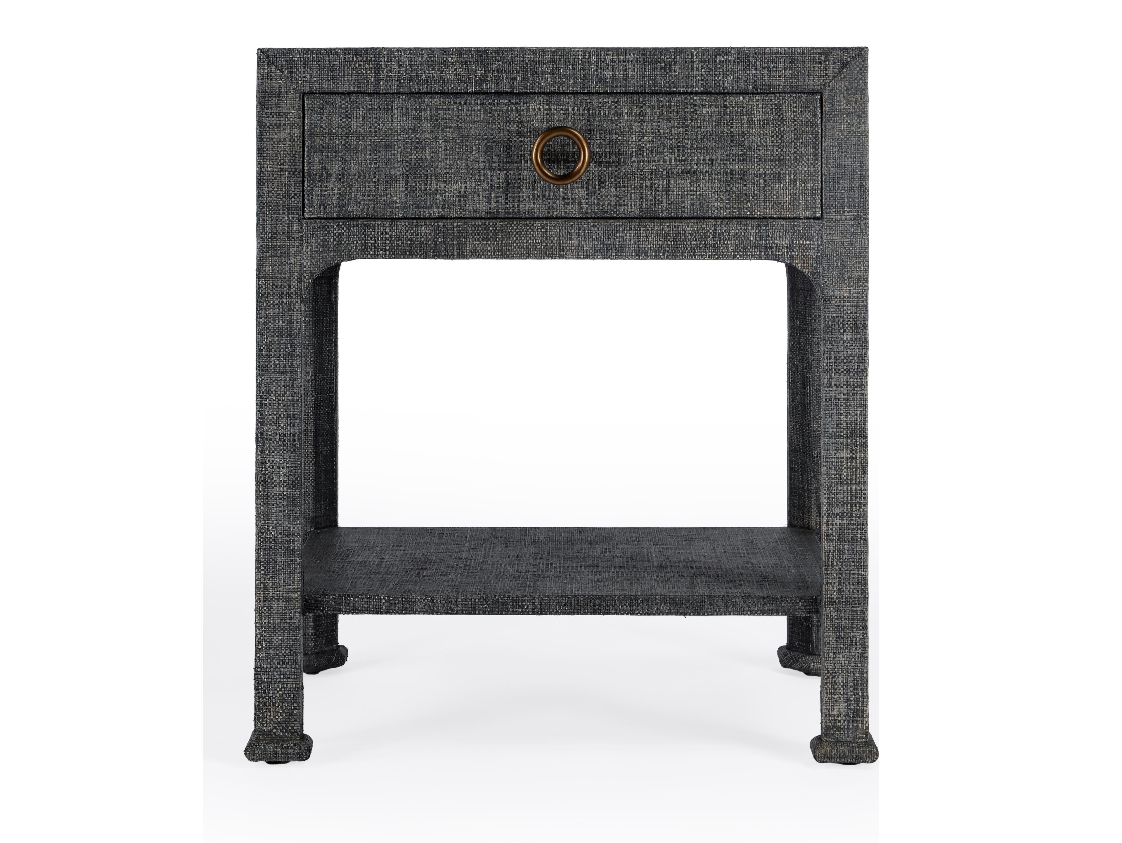 Butler Chatham 1-Drawer Gray Maple Wood Nightstand