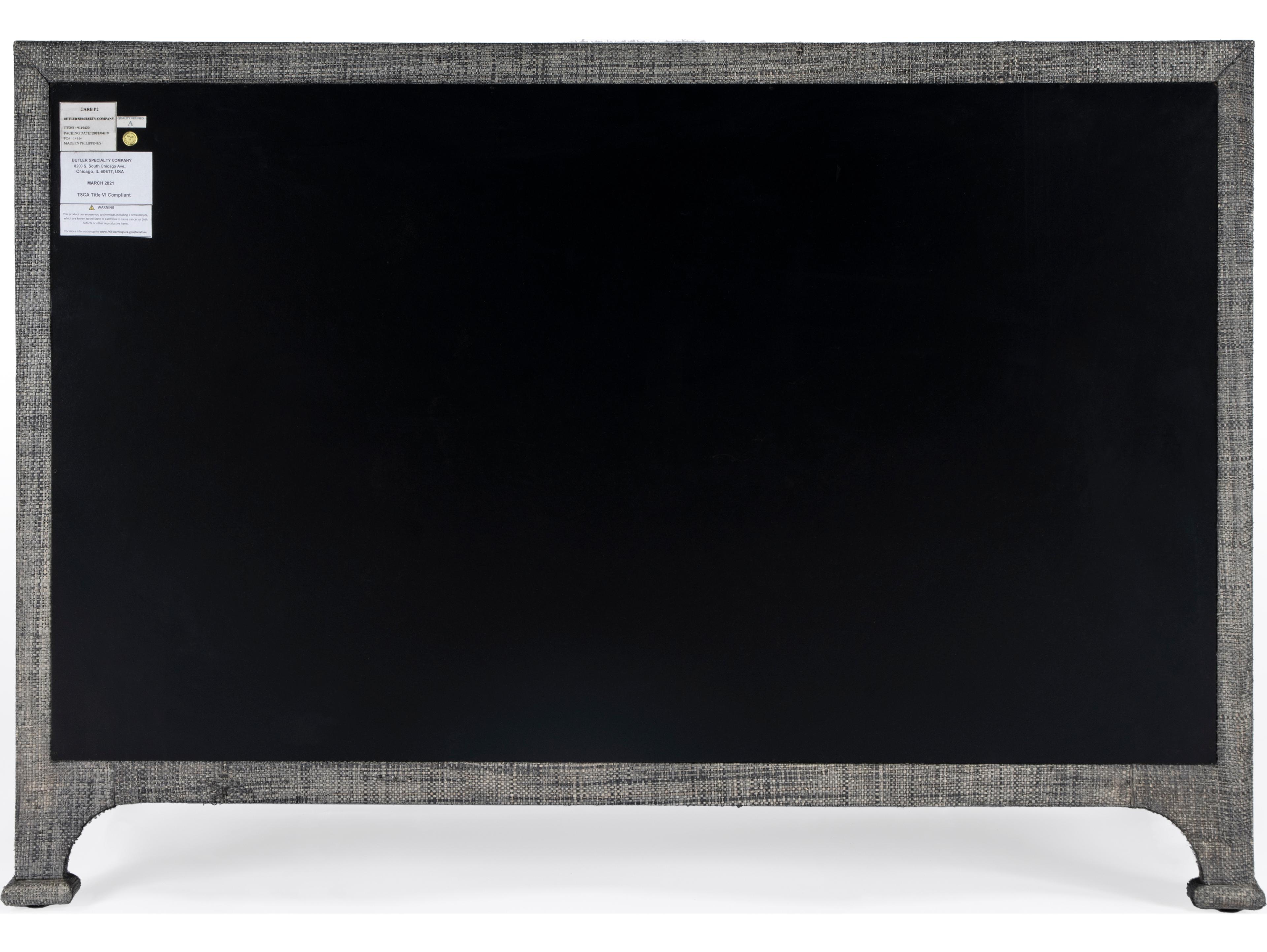 Butler Chatham 6-Drawers Gray Solid Wood Double Dresser