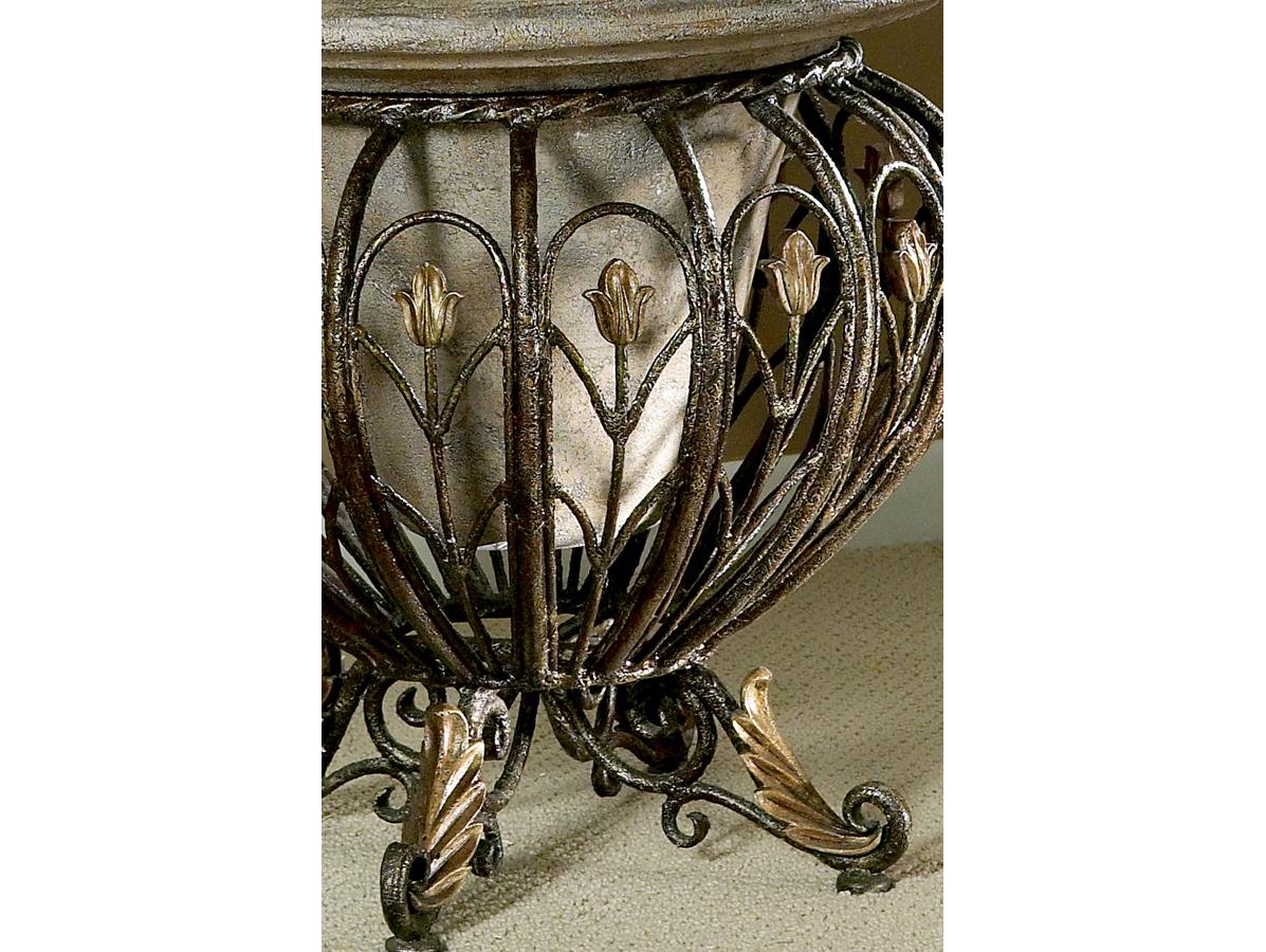 Butler Matthias Metal & Stone Decorative Planter