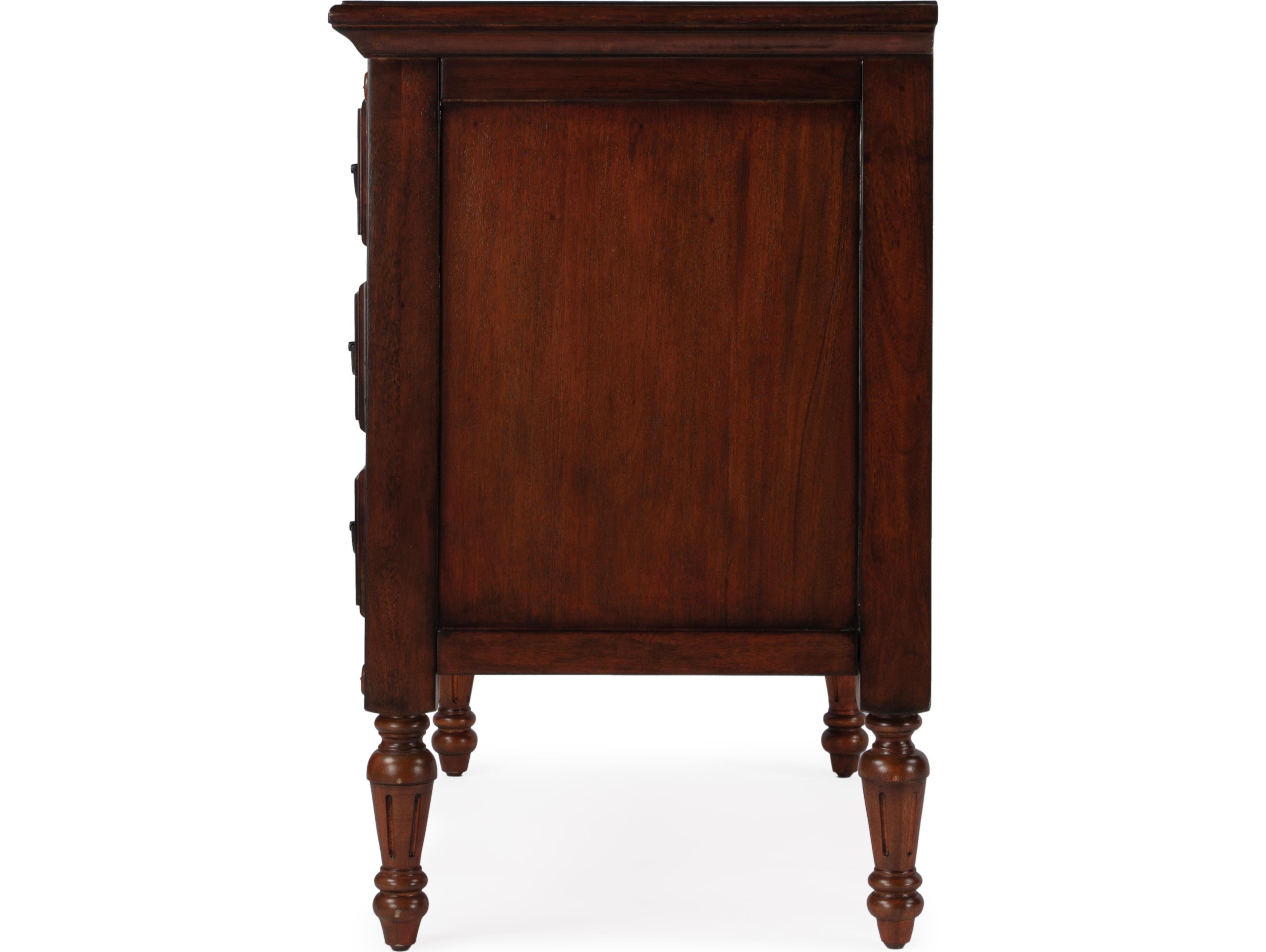 Butler Easterbrook Cherry Brown Mahogany Wood Accent Chest