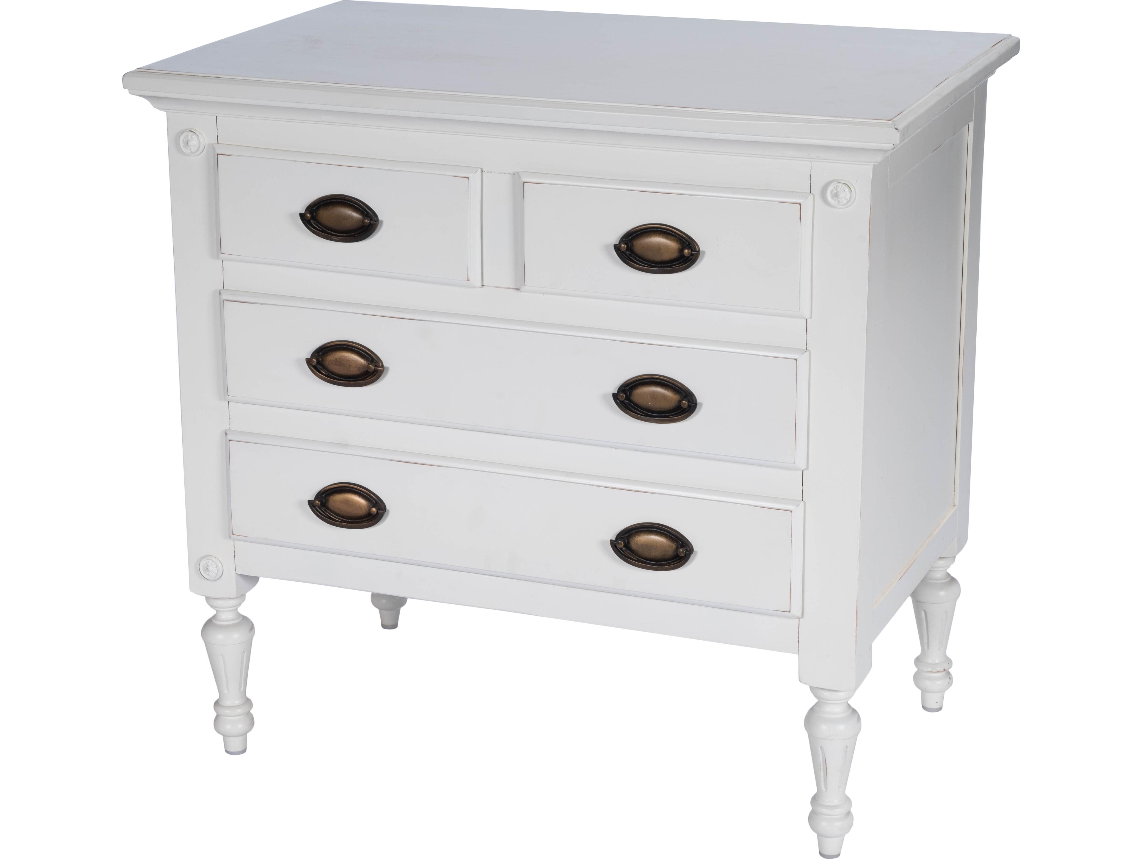 Butler Easterbrook White Mahogany Wood Accent Chest