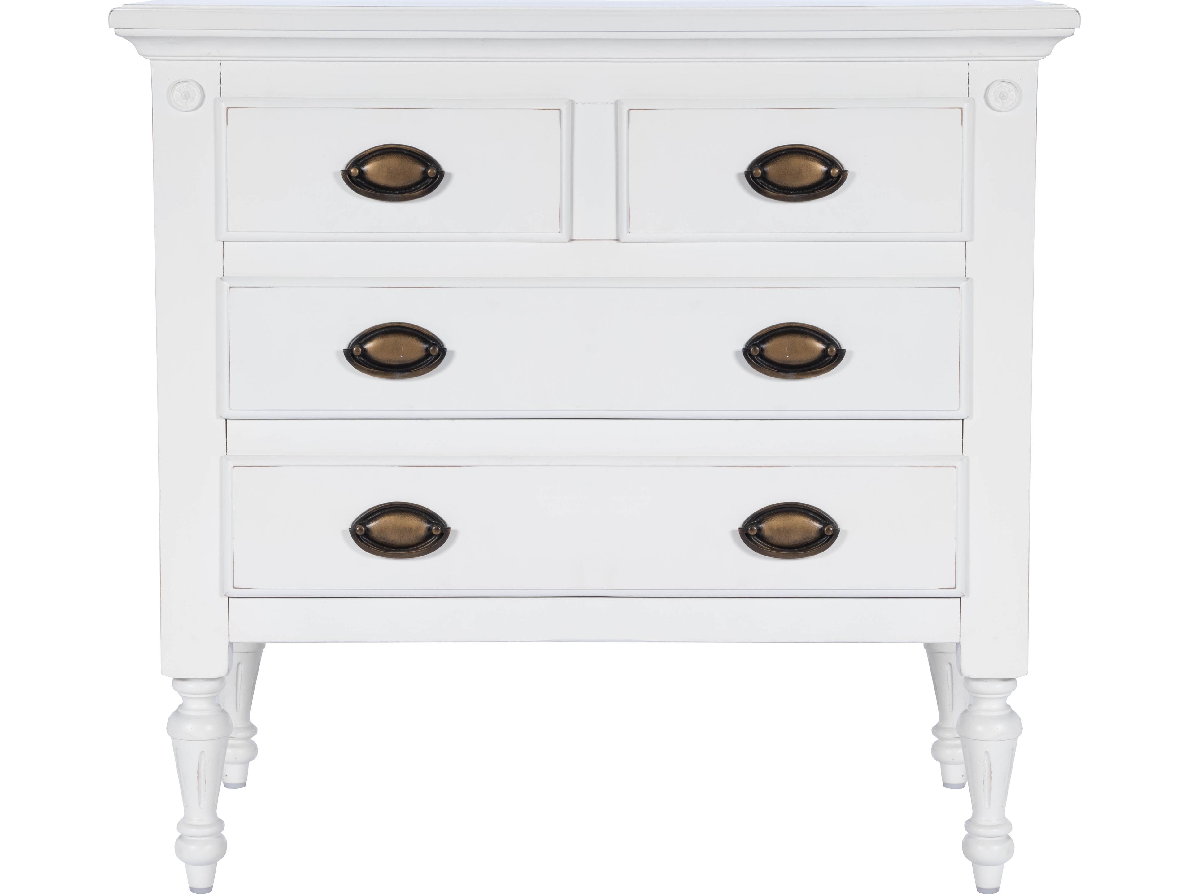 Butler Easterbrook White Mahogany Wood Accent Chest