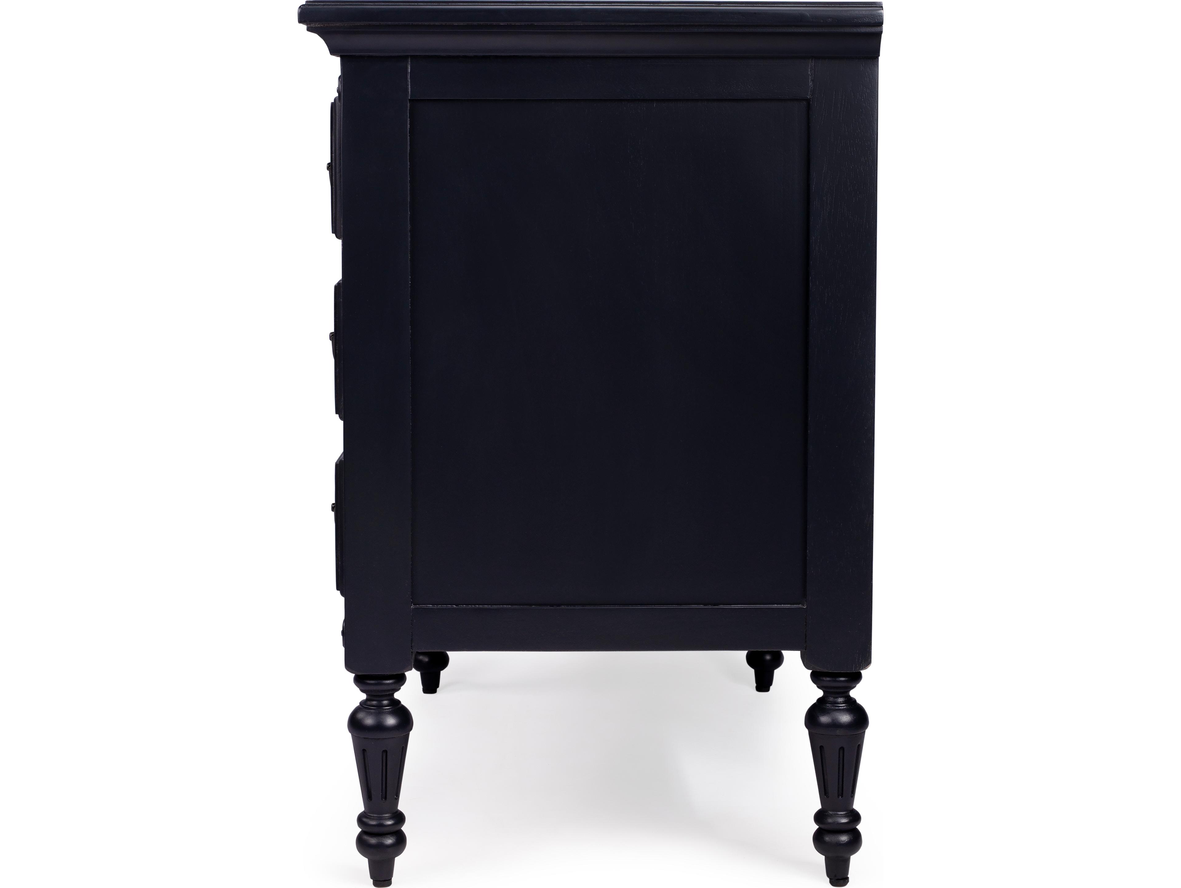 Butler Easterbrook Black Mahogany Wood Accent Chest