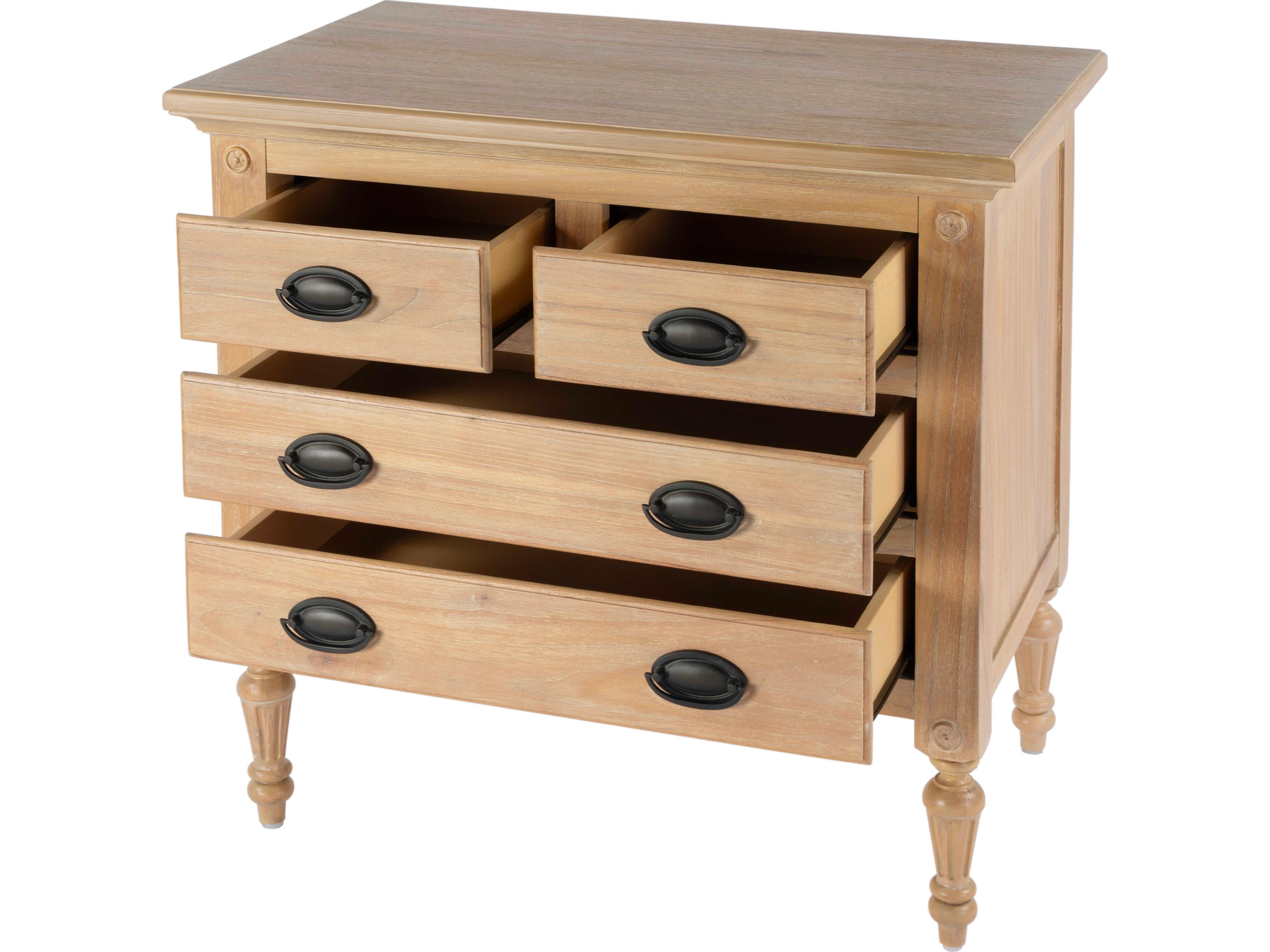 Butler Easterbrook Natural Mahogany Wood Accent Chest