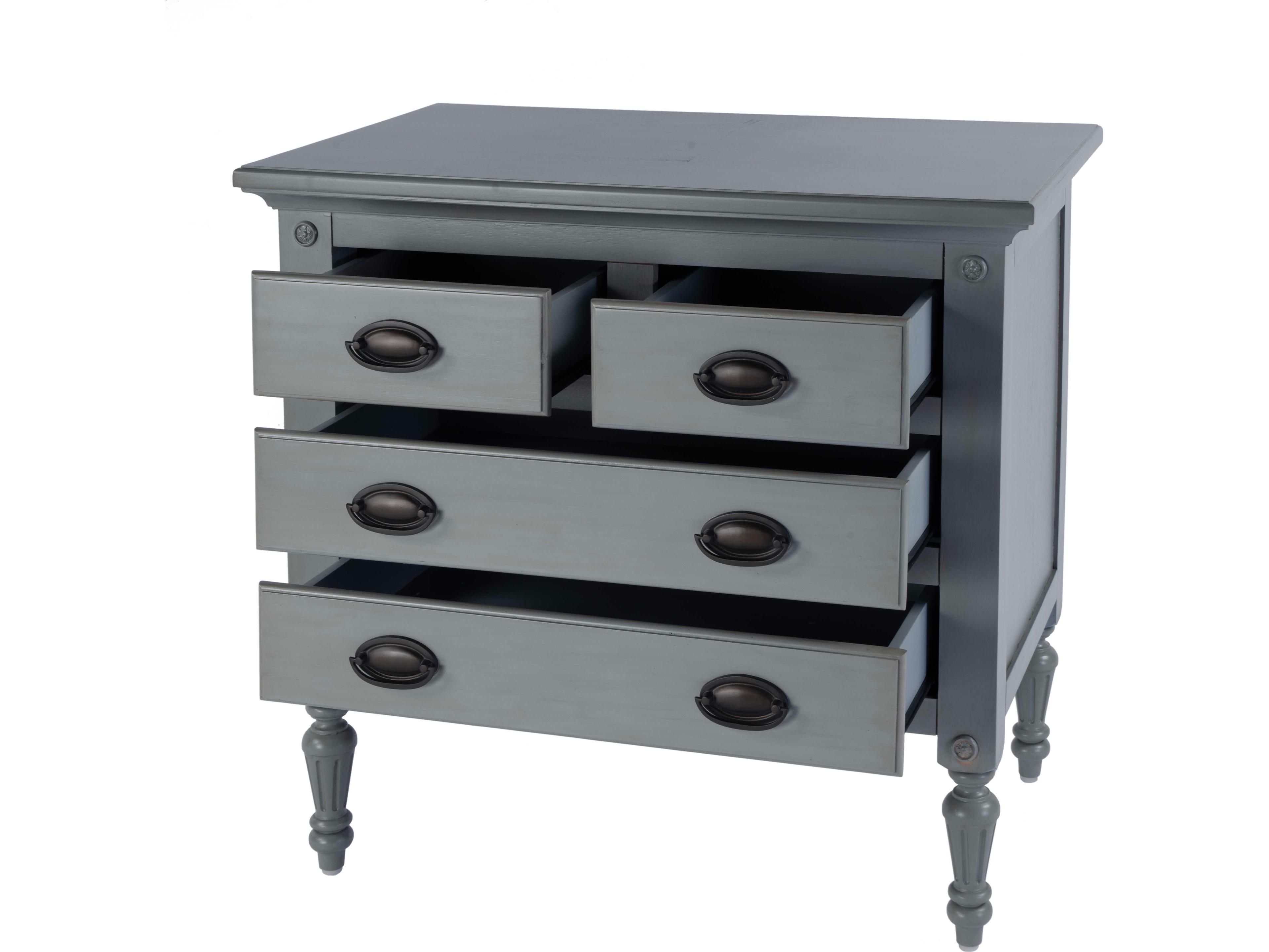 Butler Easterbrook Gray Mahogany Wood Accent Chest