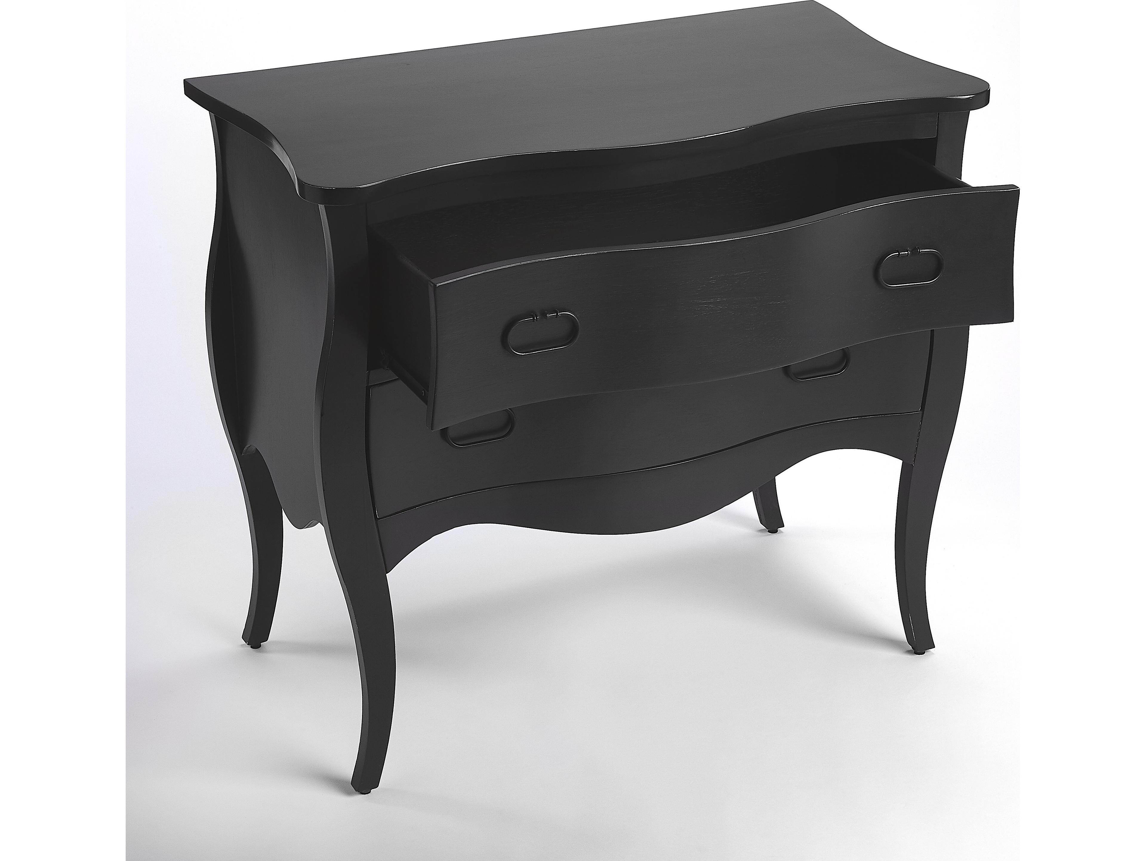 Butler Rochelle Black Mango Wood Accent Chest
