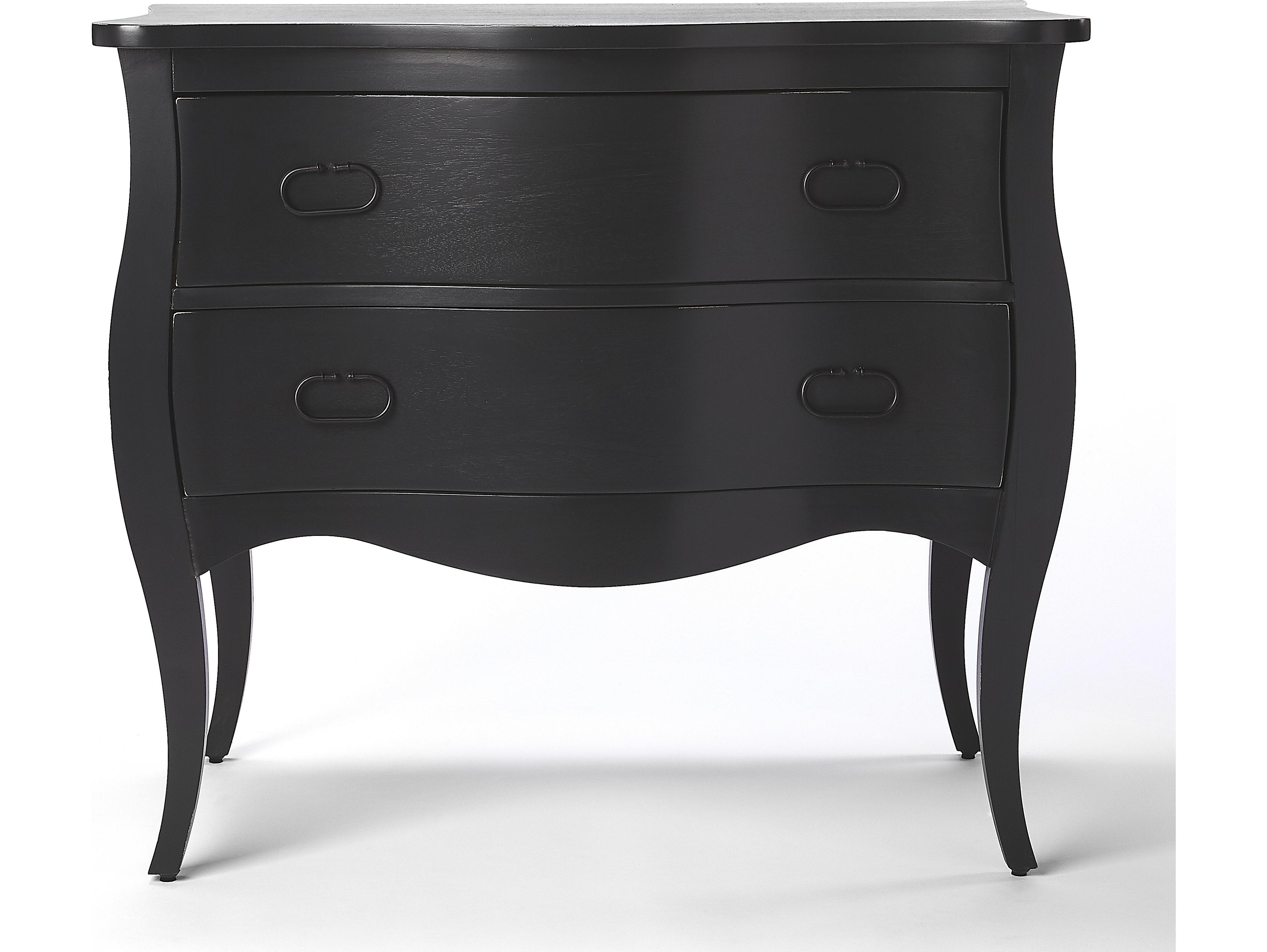 Butler Rochelle Black Mango Wood Accent Chest