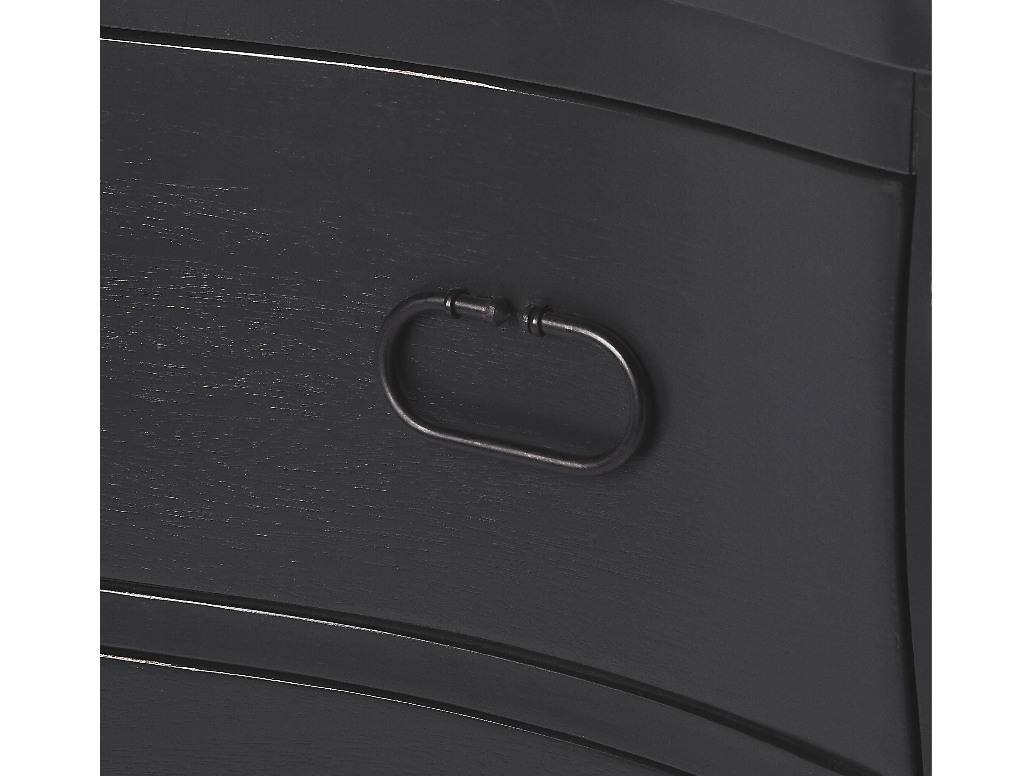 Butler Rochelle Black Mango Wood Accent Chest