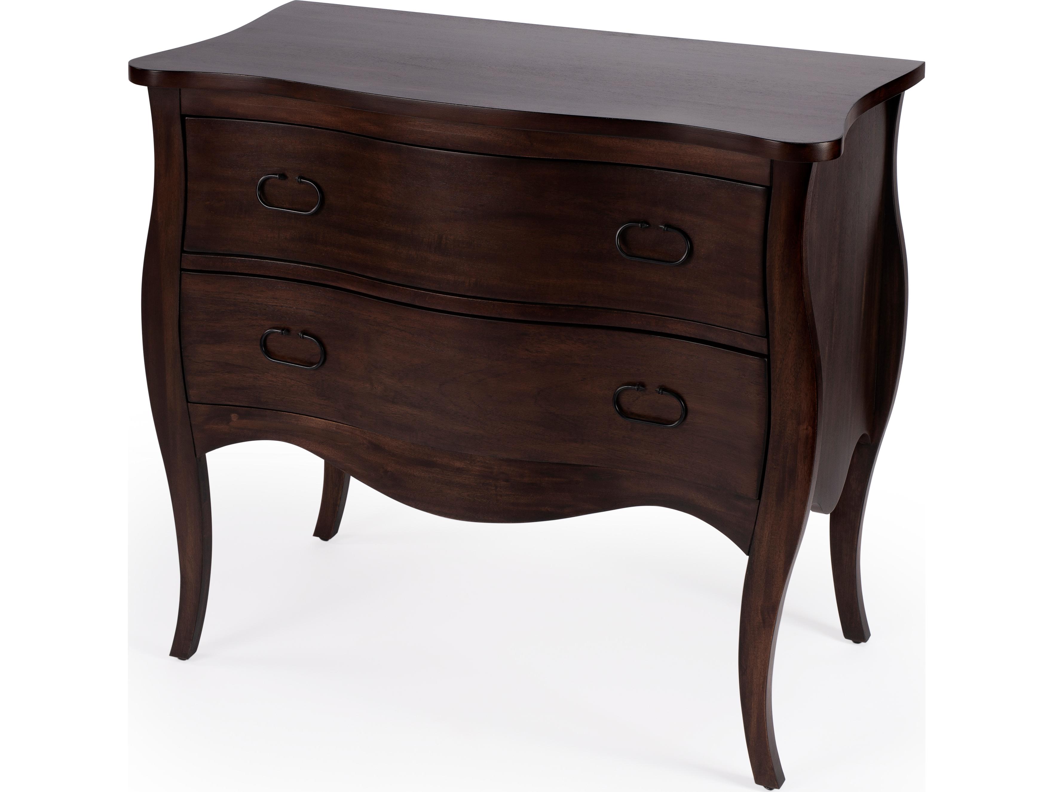 Butler Rochelle Antique Walnut Brown Mango Wood Accent Chest
