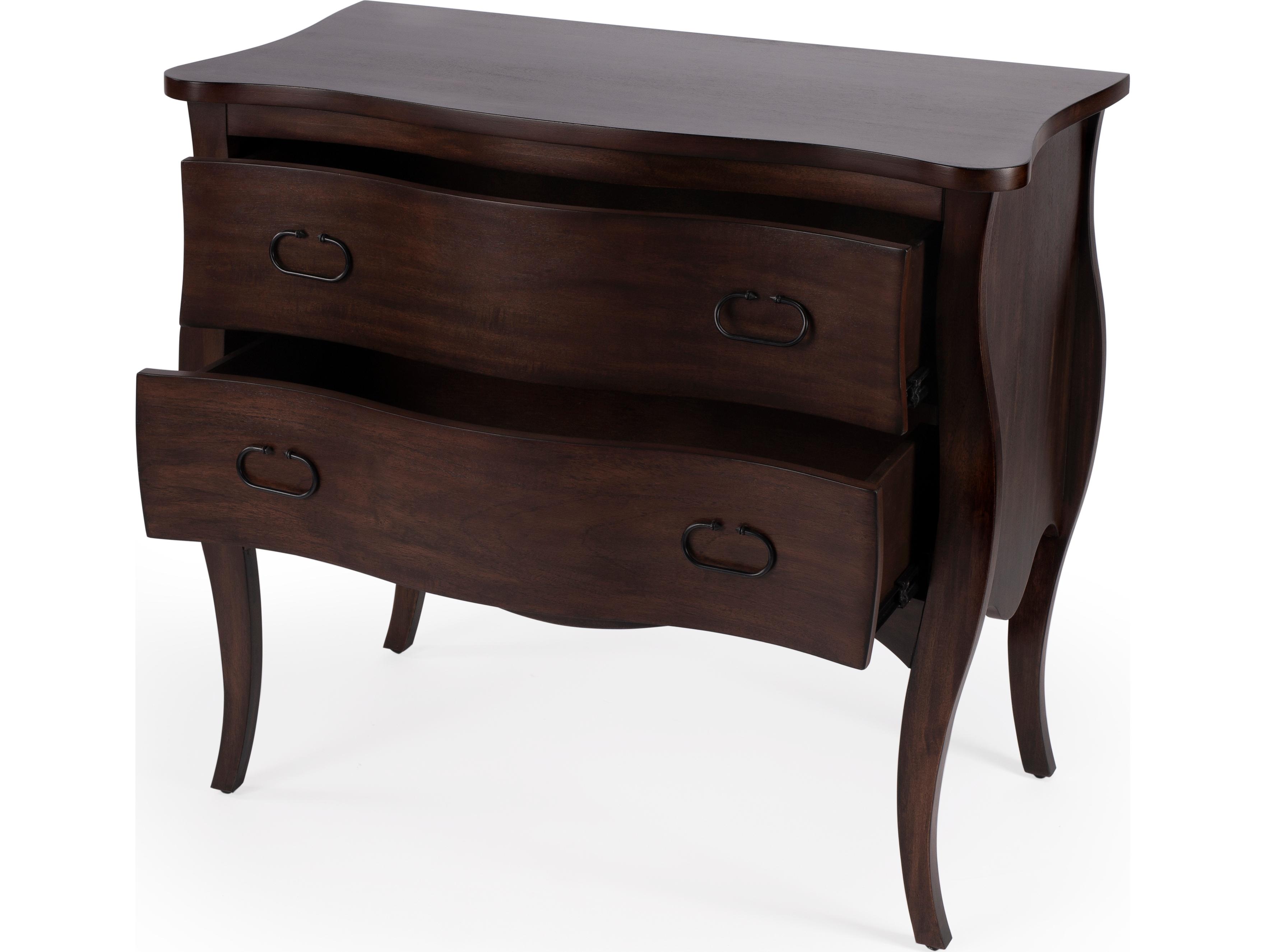 Butler Rochelle Antique Walnut Brown Mango Wood Accent Chest