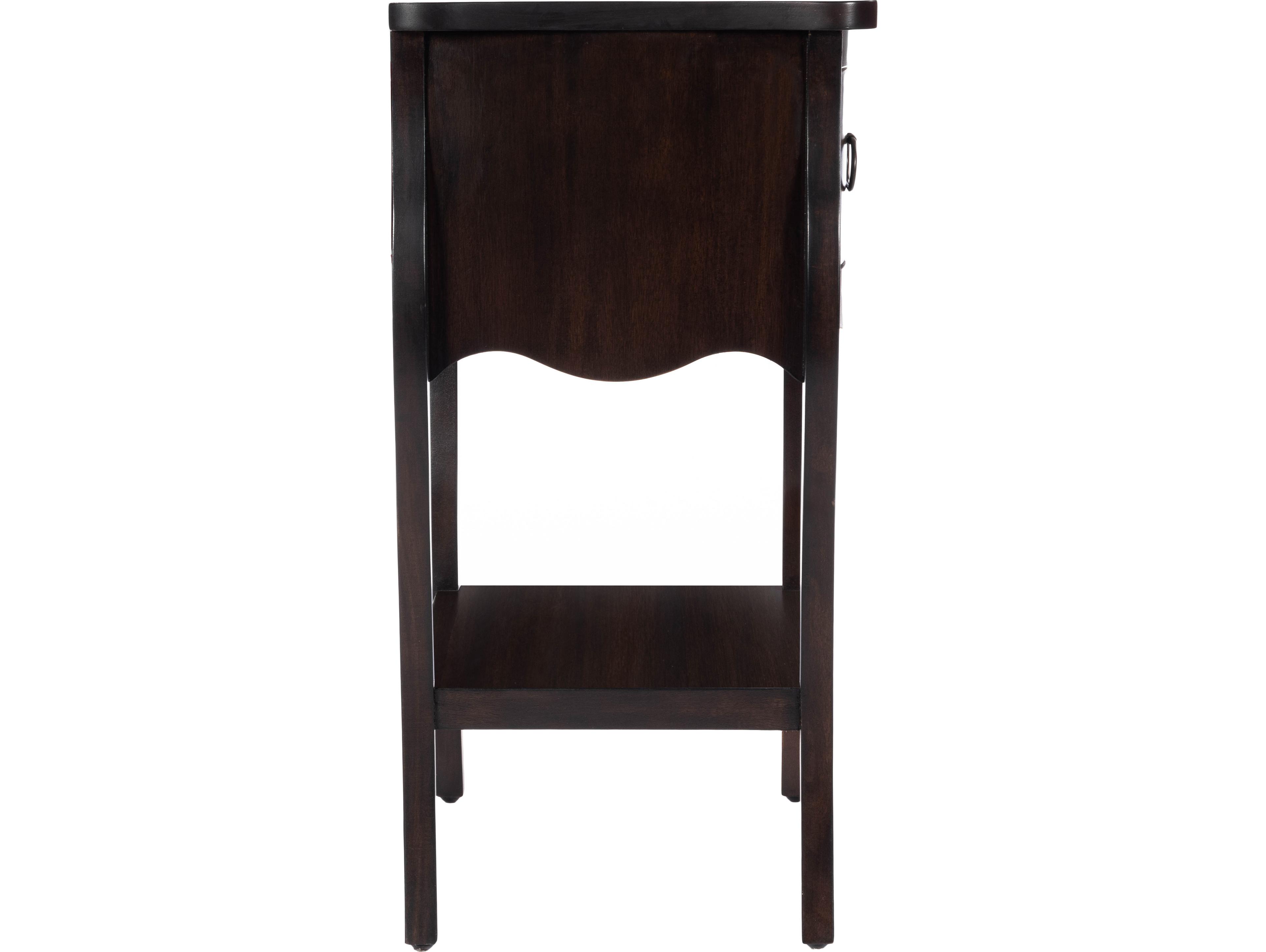 Butler Rochelle 1-Drawer Brown Mango Wood Nightstand