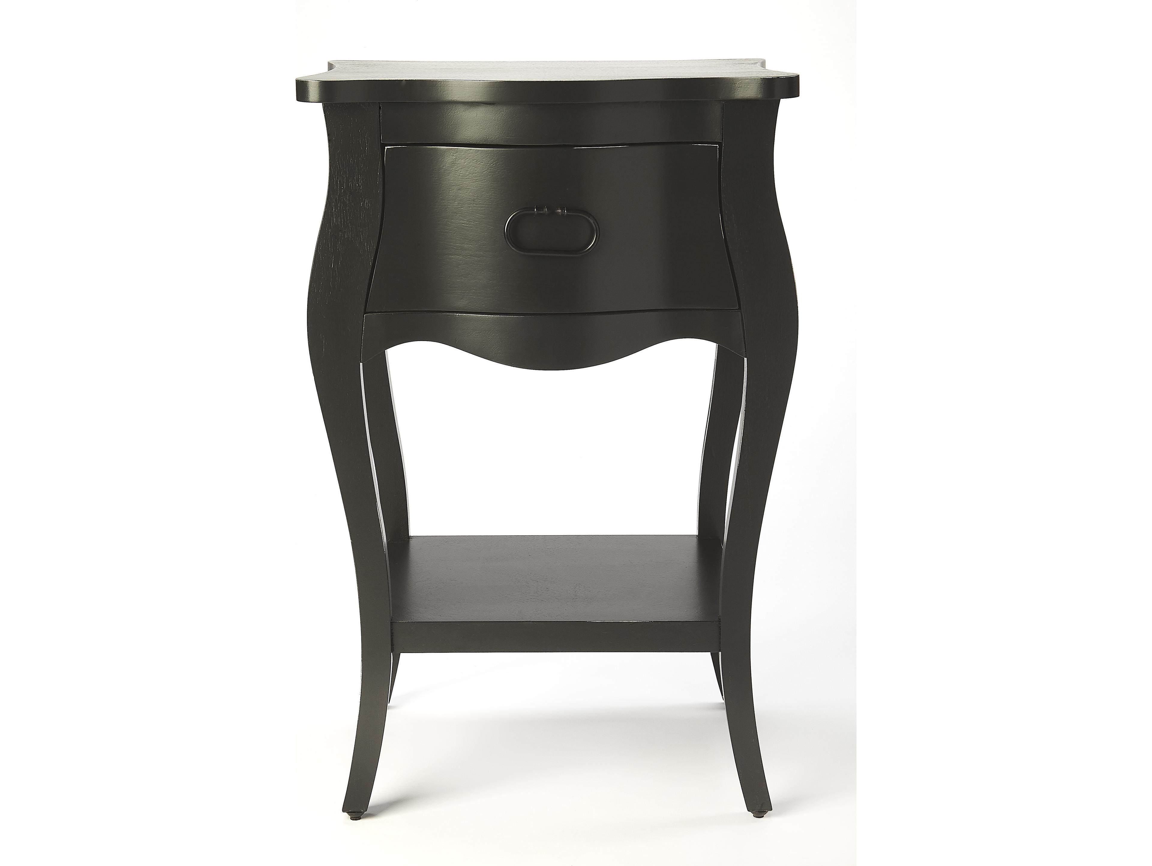 Butler Rochelle 1-Drawer Mango Wood Nightstand