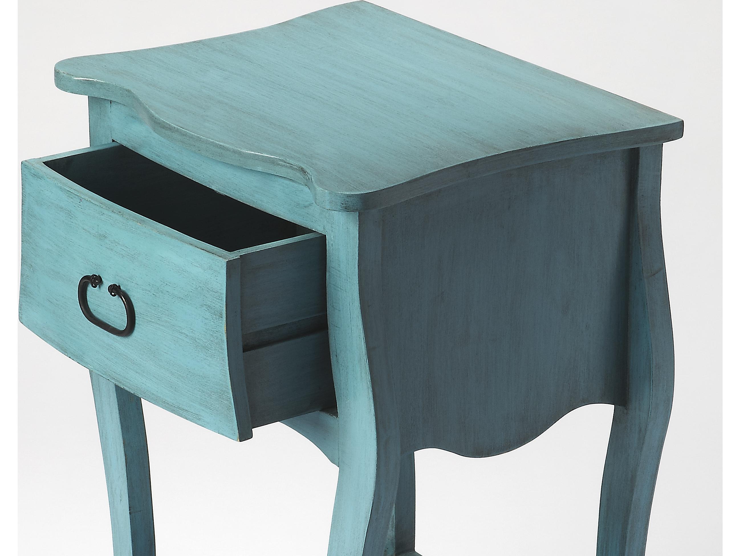 Butler Rochelle 1-Drawer Mango Wood Nightstand