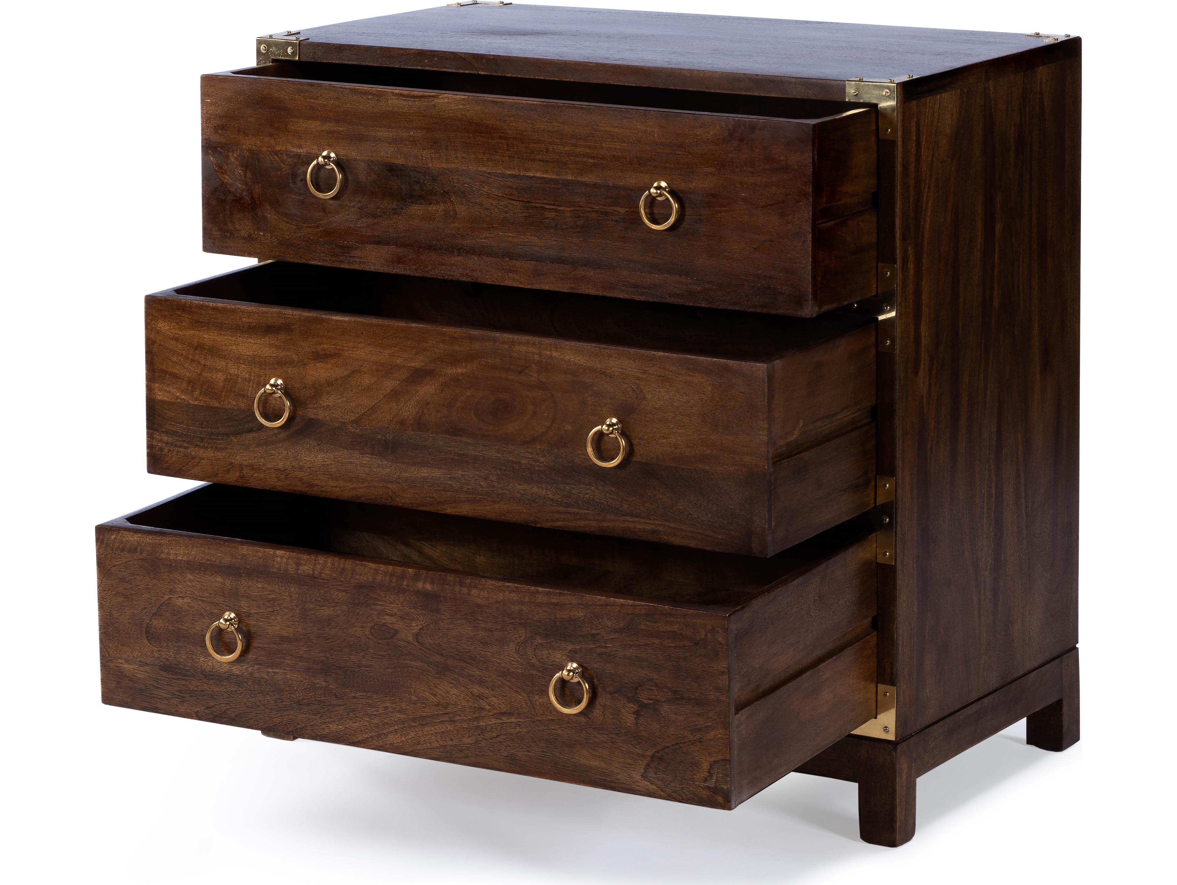 Butler Forster 3-Drawers Mango Wood Dresser
