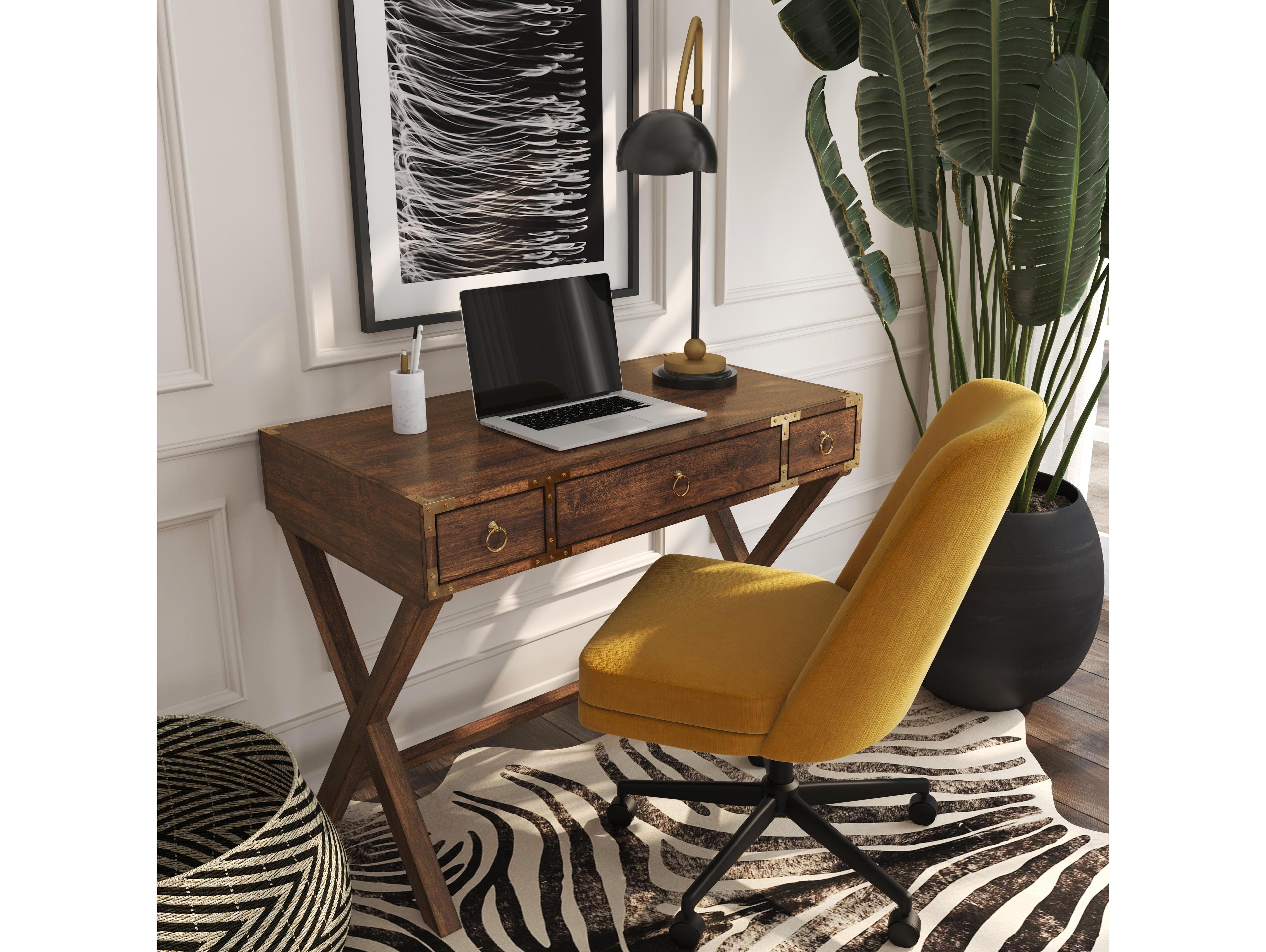 Butler Forster Brown Mango Wood Writing Desk