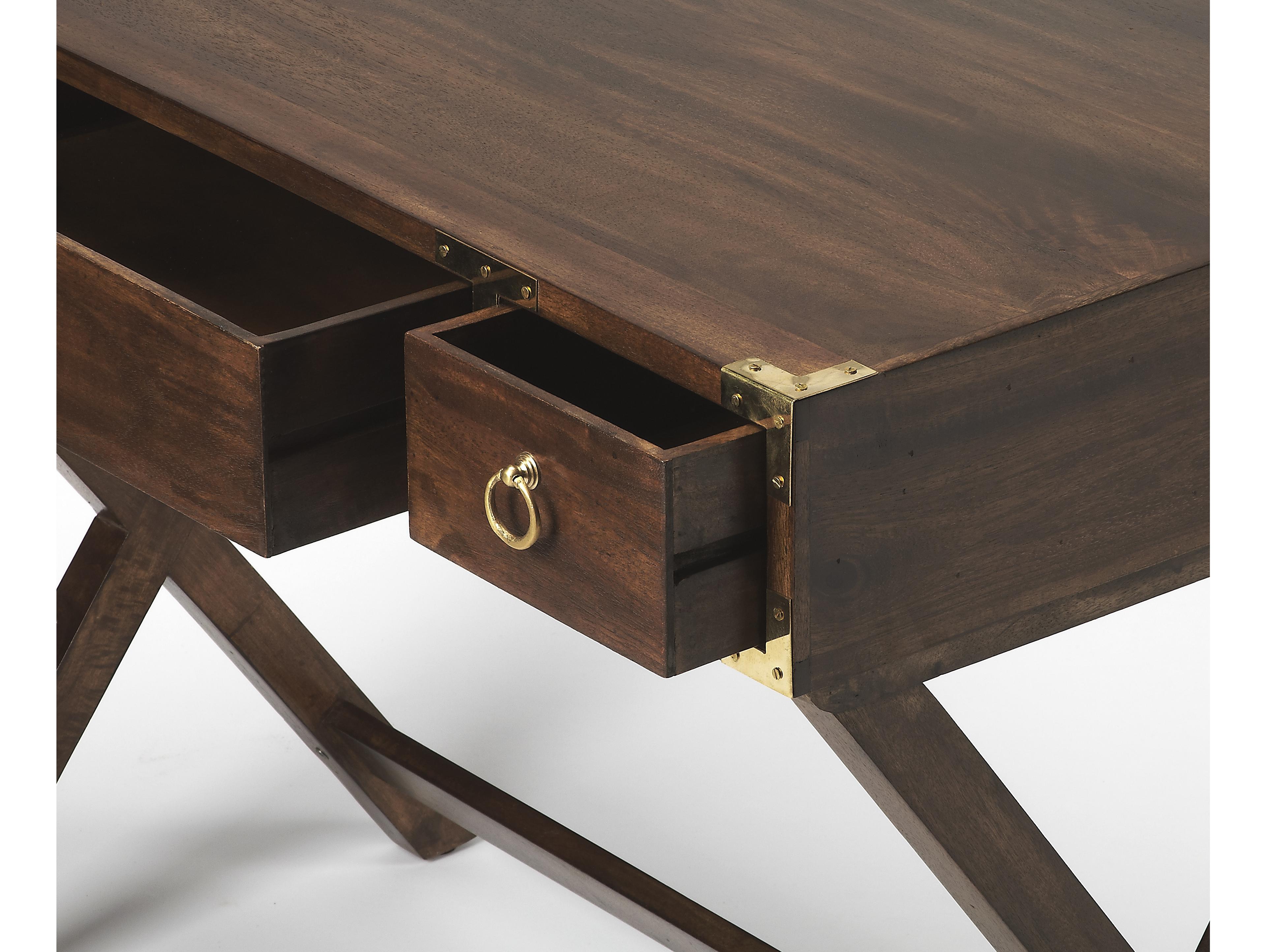 Butler Forster Brown Mango Wood Writing Desk