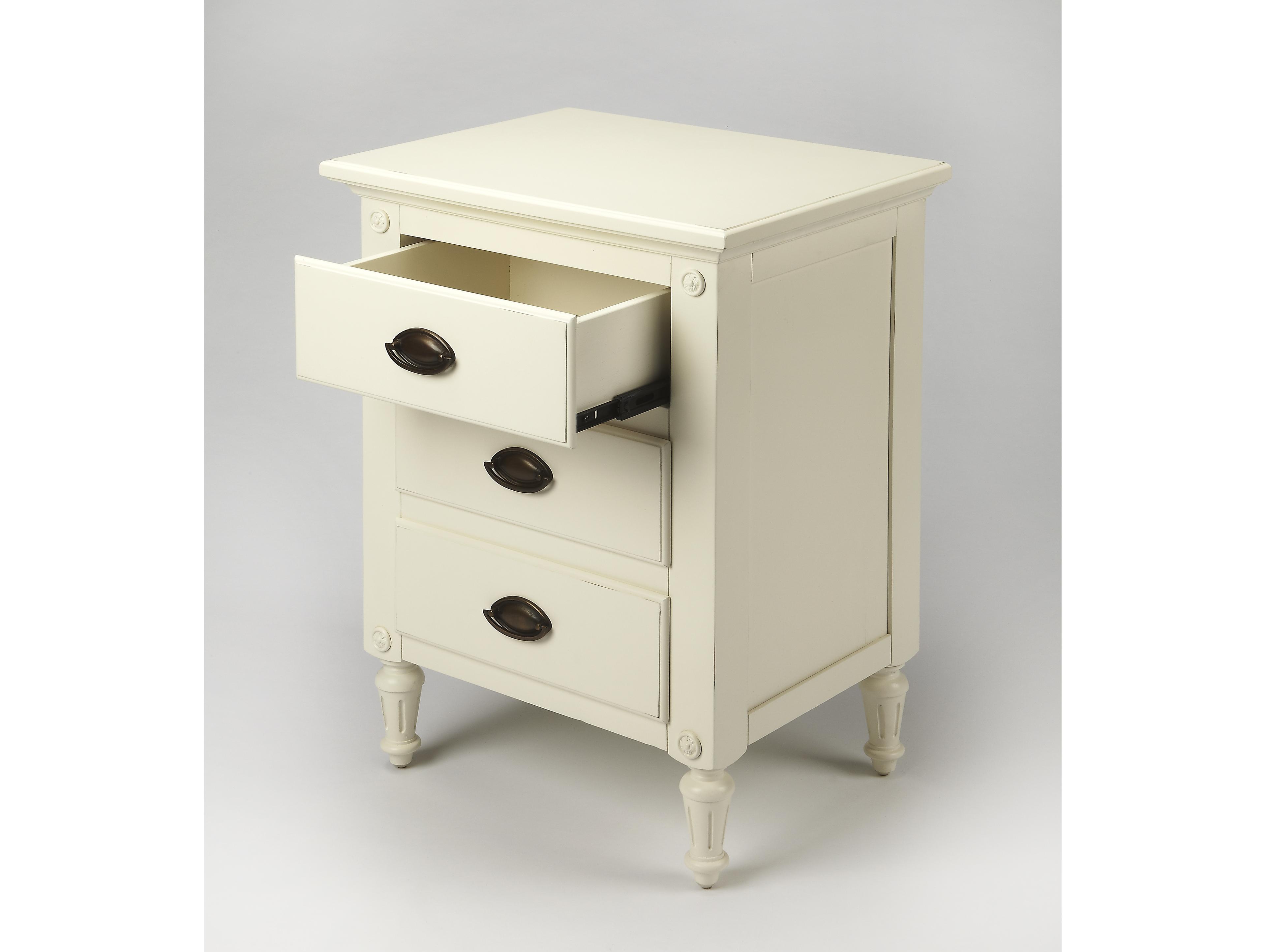 Butler Easterbrook 3-Drawers Mahogany Wood Nightstand