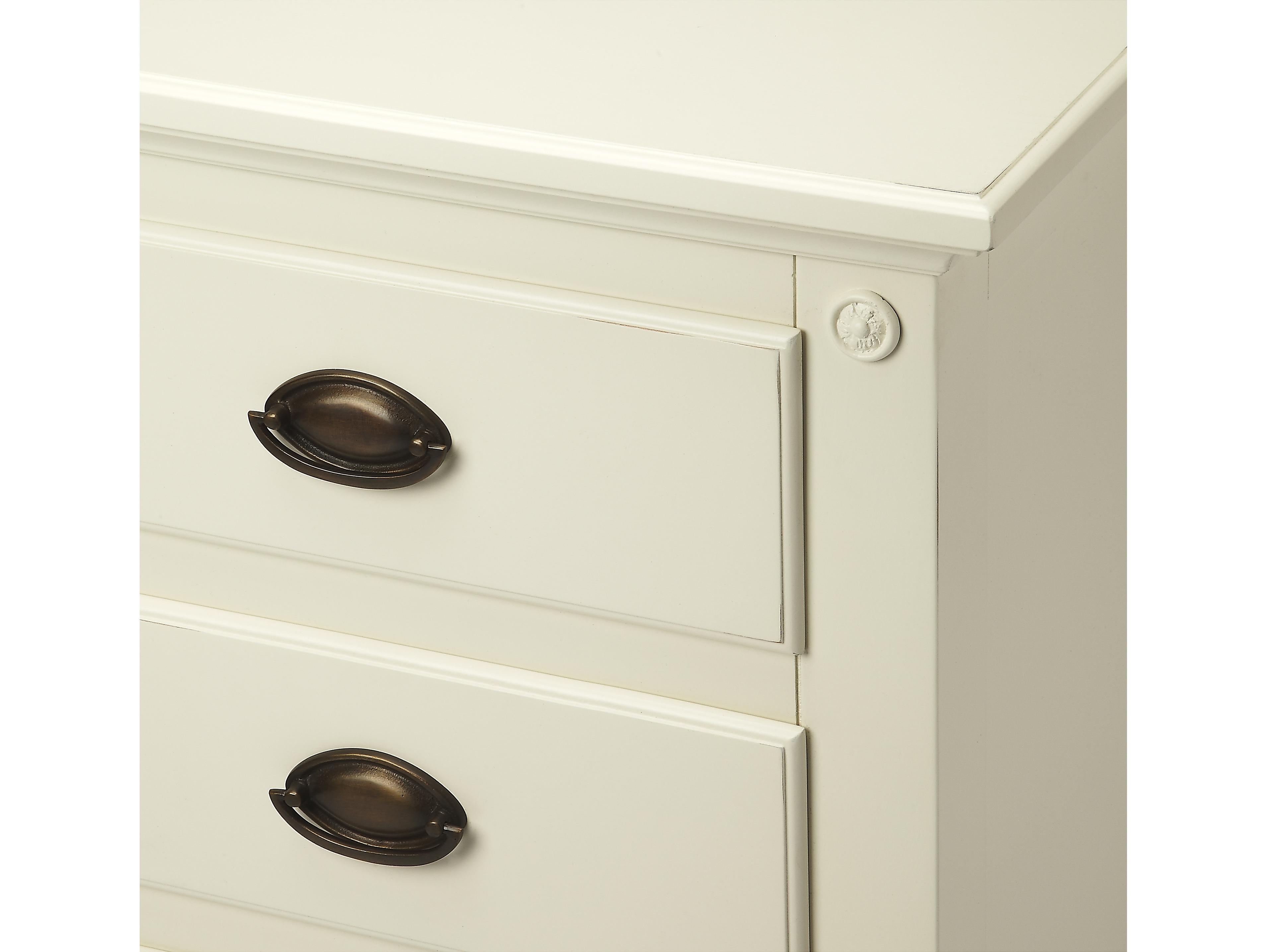 Butler Easterbrook 3-Drawers Mahogany Wood Nightstand