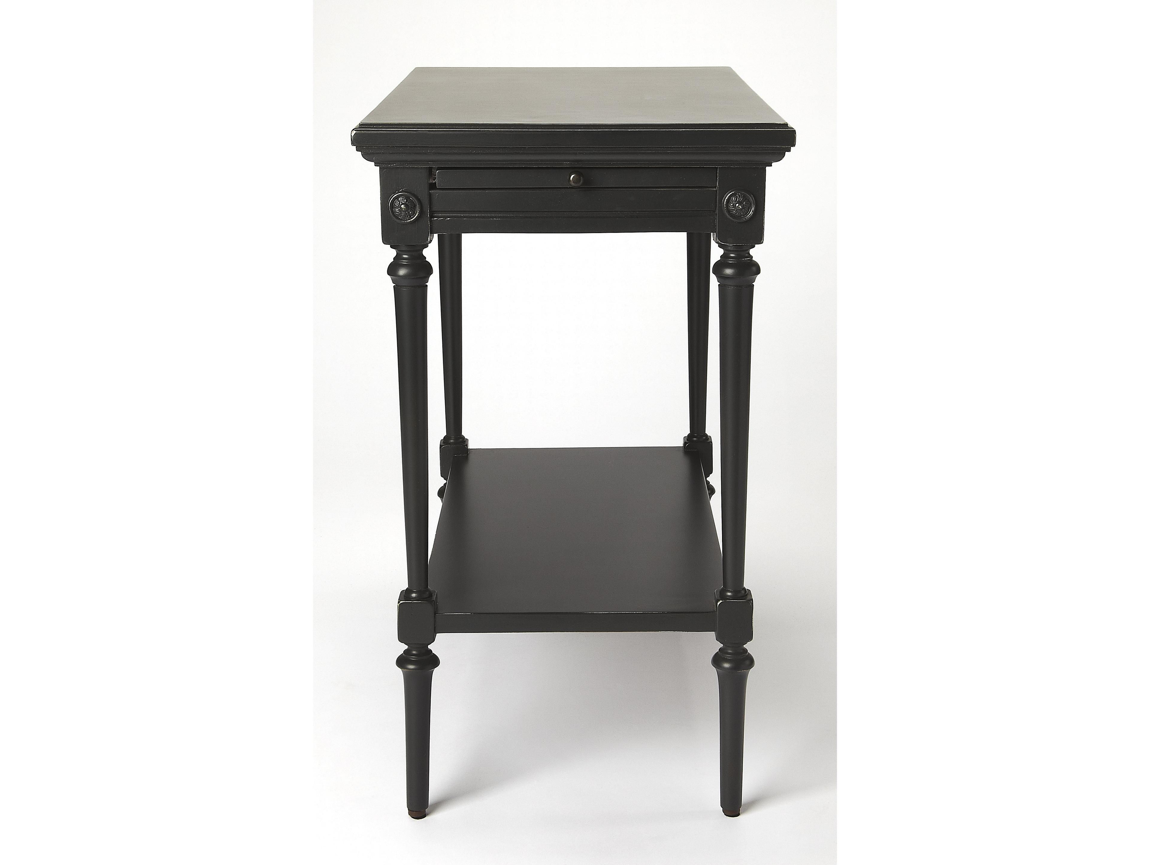 Butler Easterbrook Rectangular Wood Black End Table