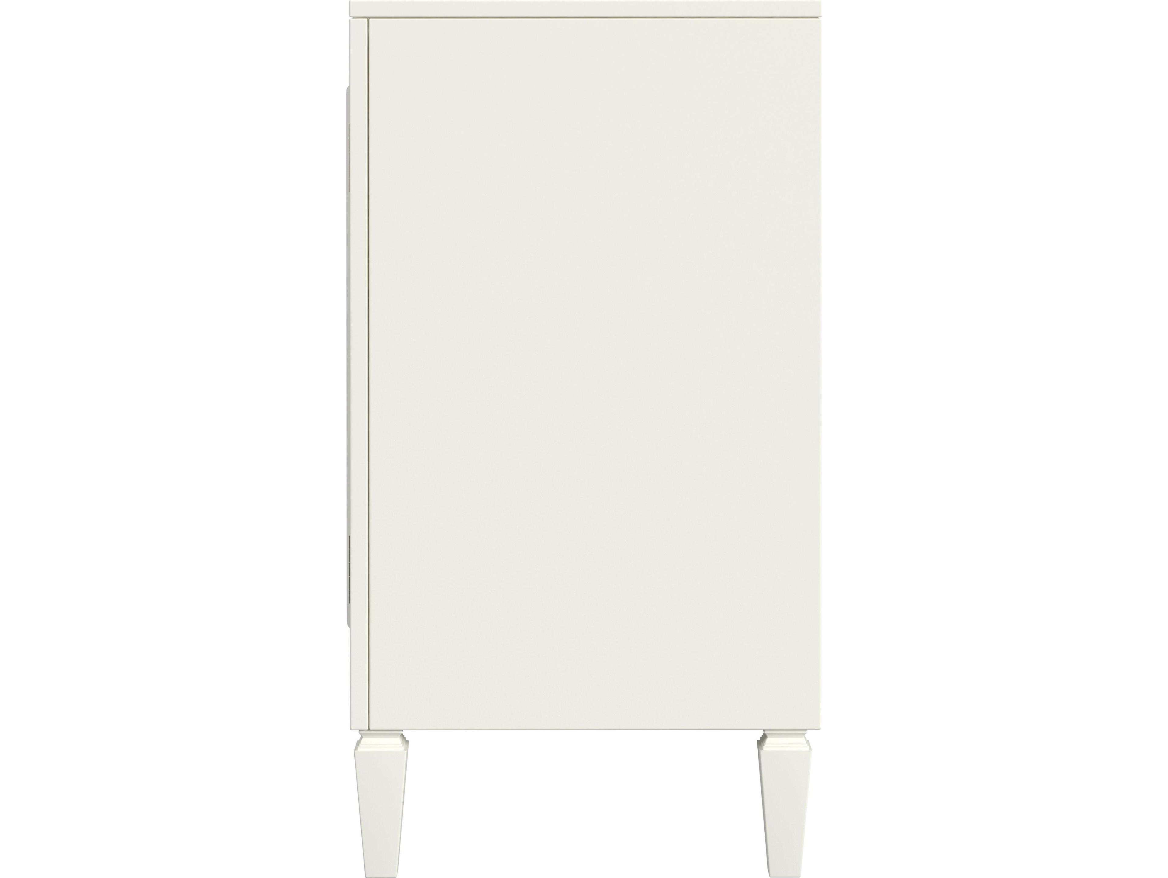 Butler Hyannis White Rattan Accent Cabinet
