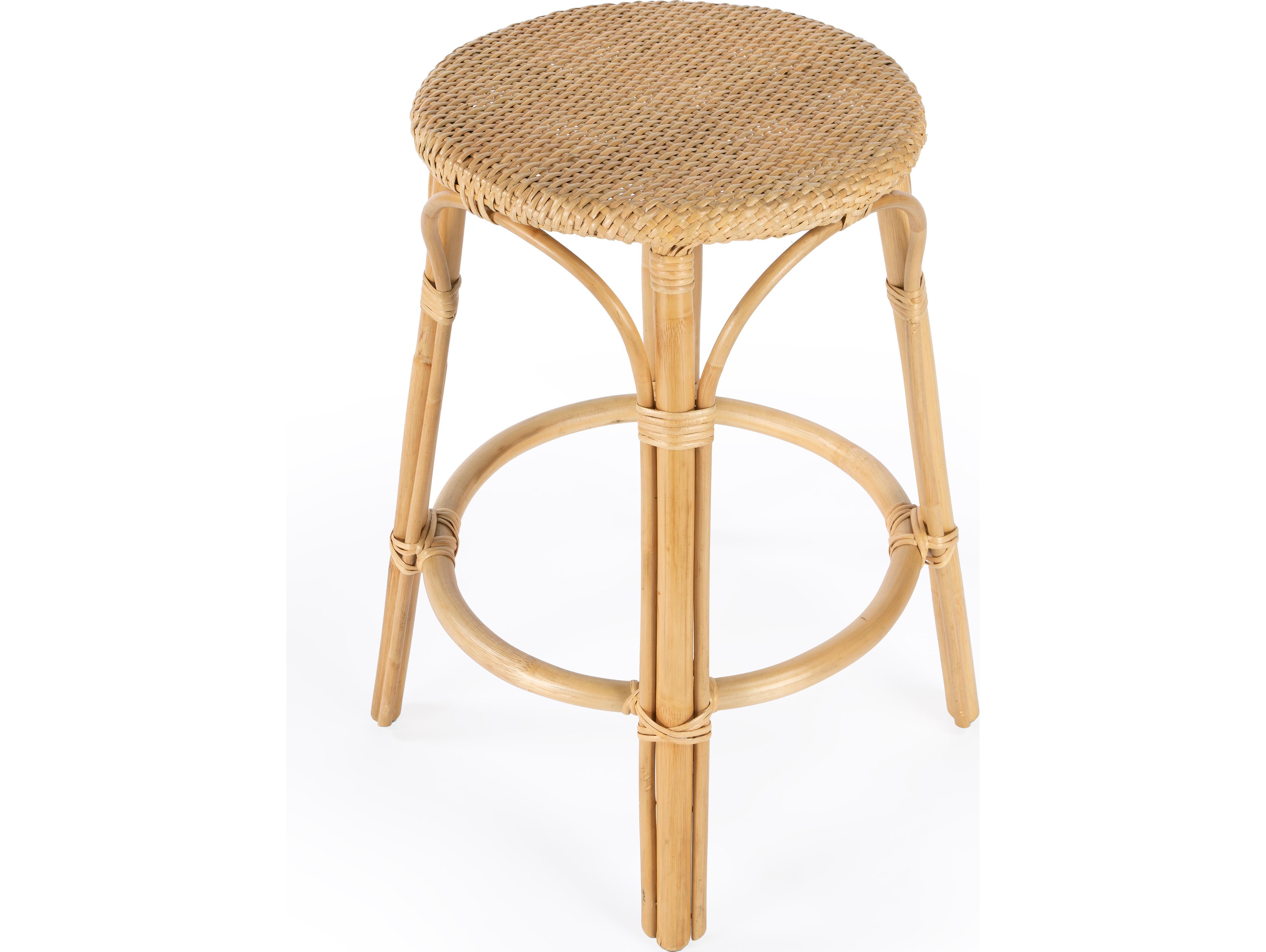 Butler Tobias Natural Rattan Frame Counter Stool