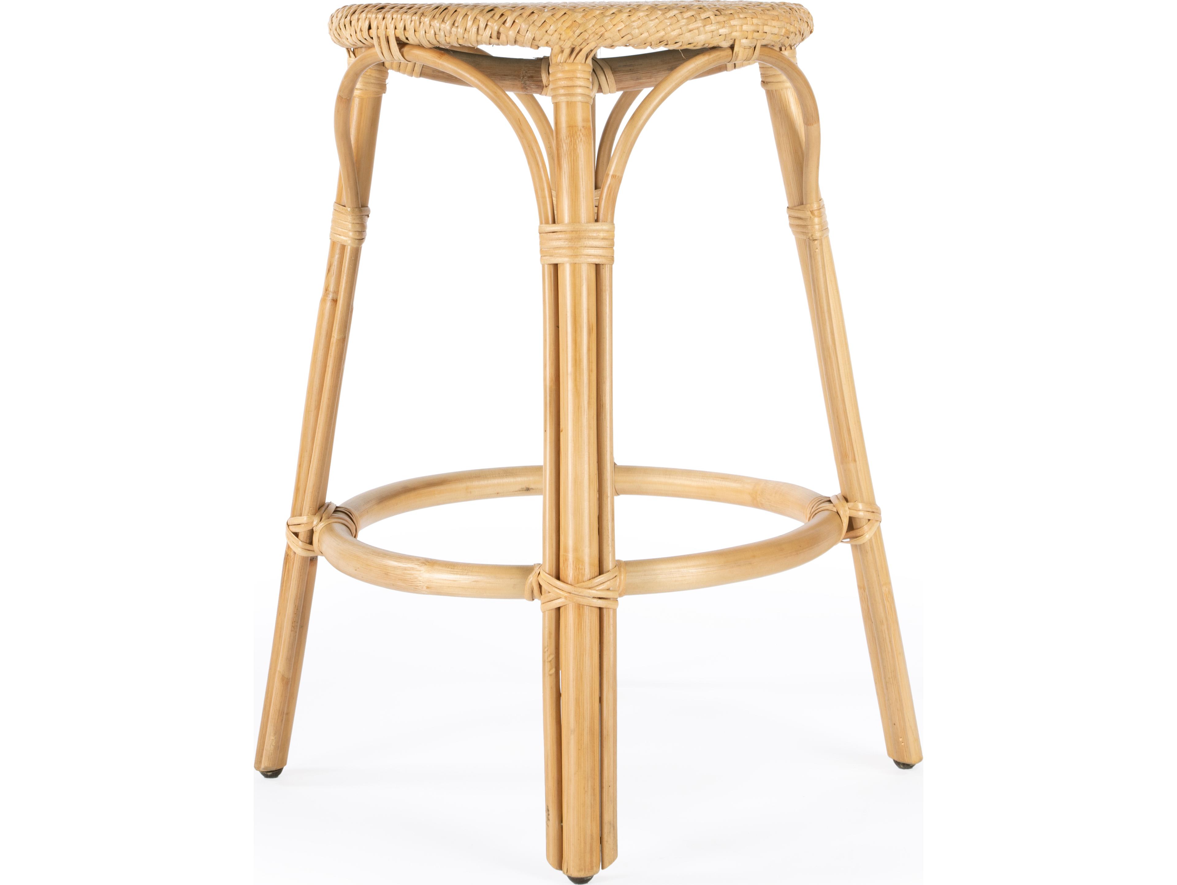 Butler Tobias Natural Rattan Frame Counter Stool