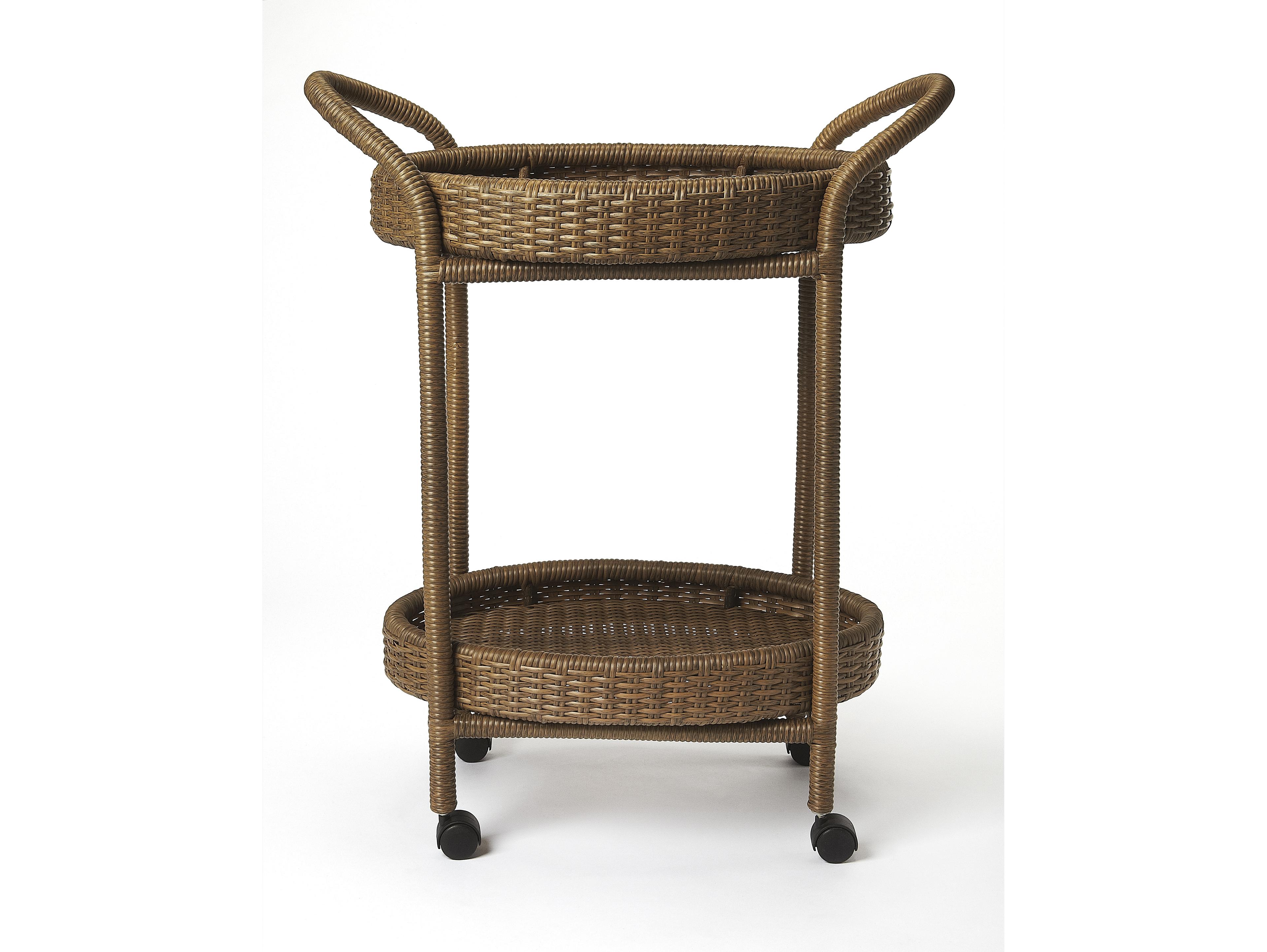 Butler Pevita Brown Bar Cart
