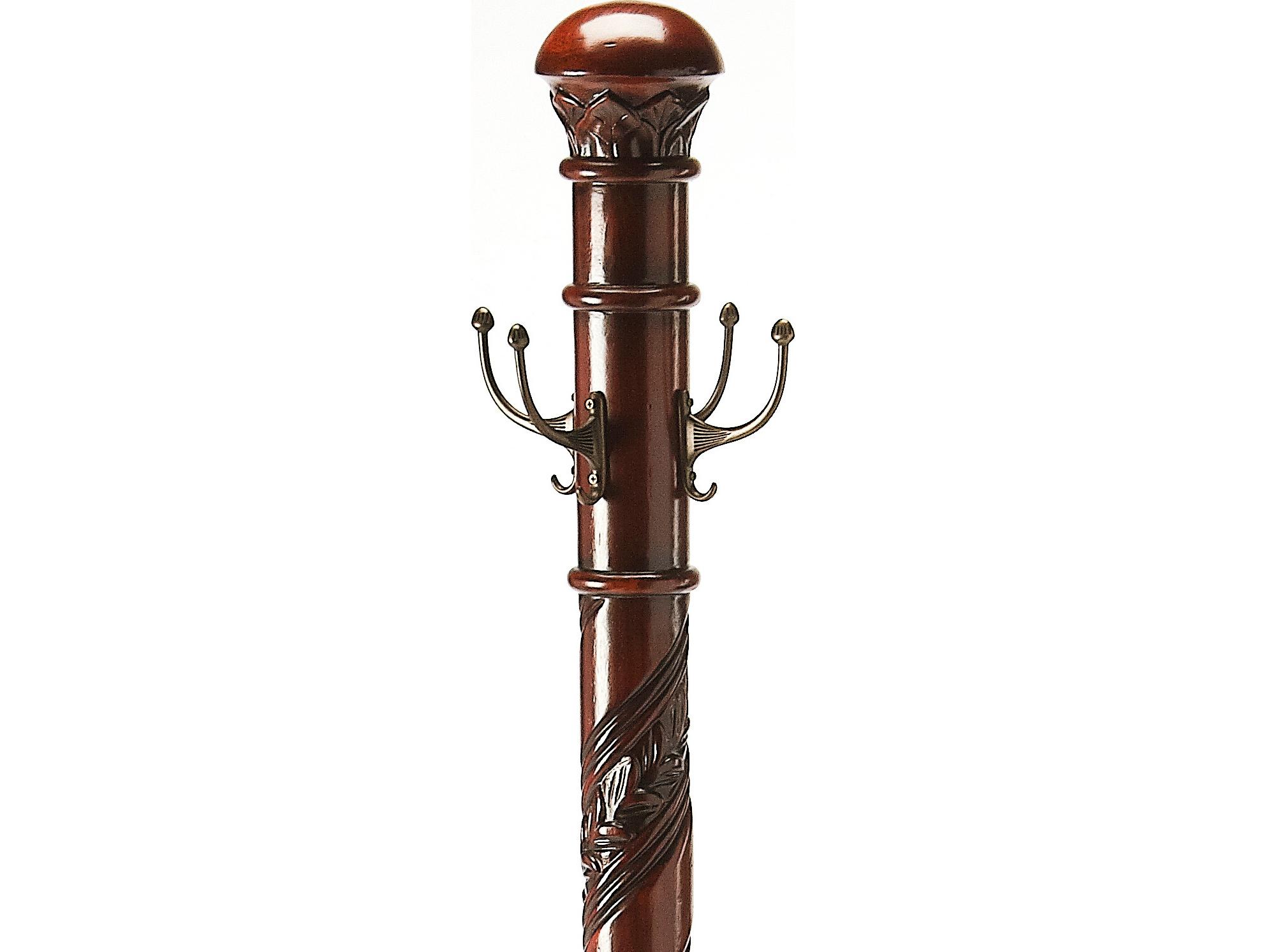 Butler Laird Cherry Coat Rack with Umbrella Holder