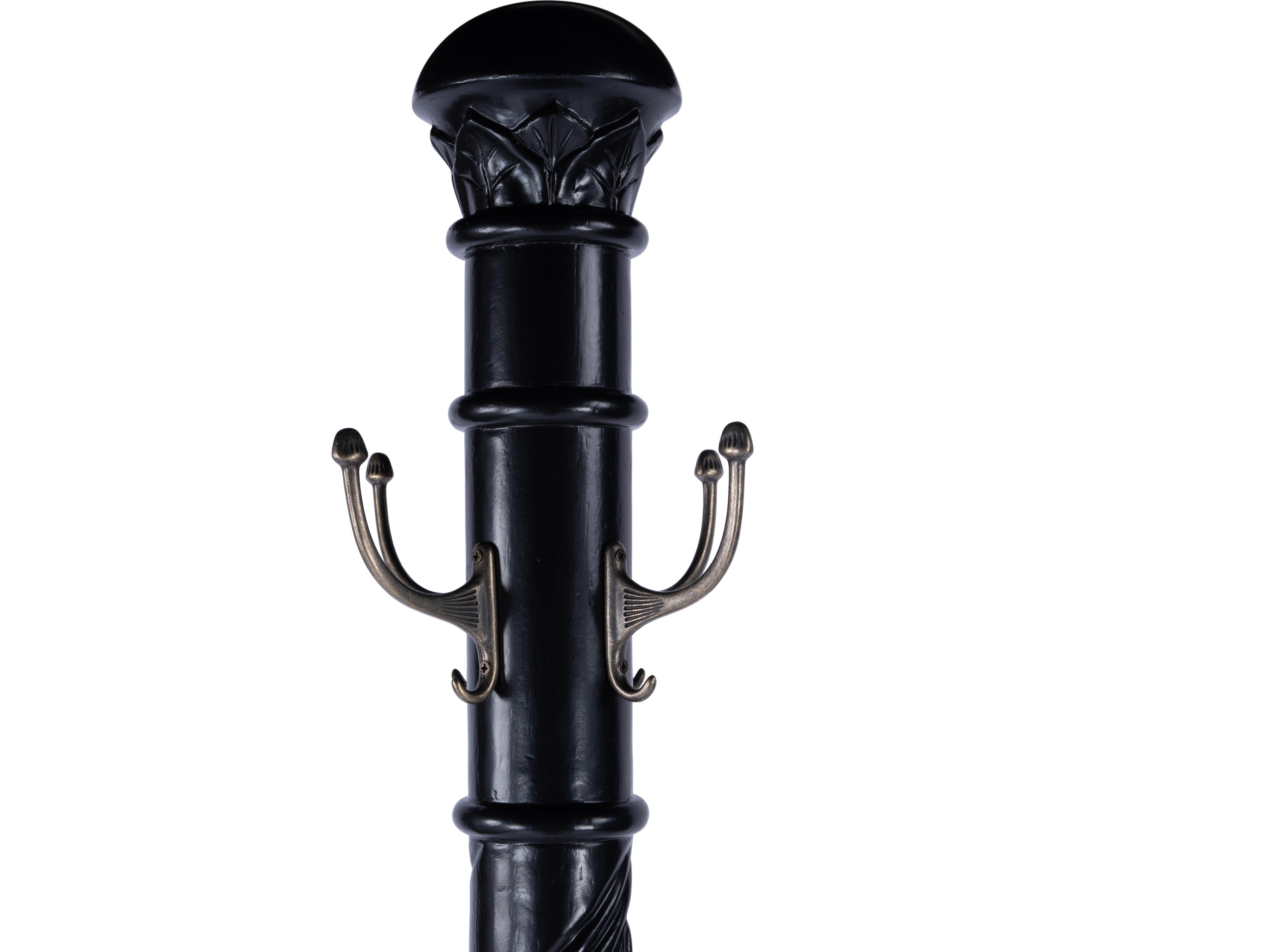 Butler Laird Black Licorice Coat Rack with Umbrella Holder
