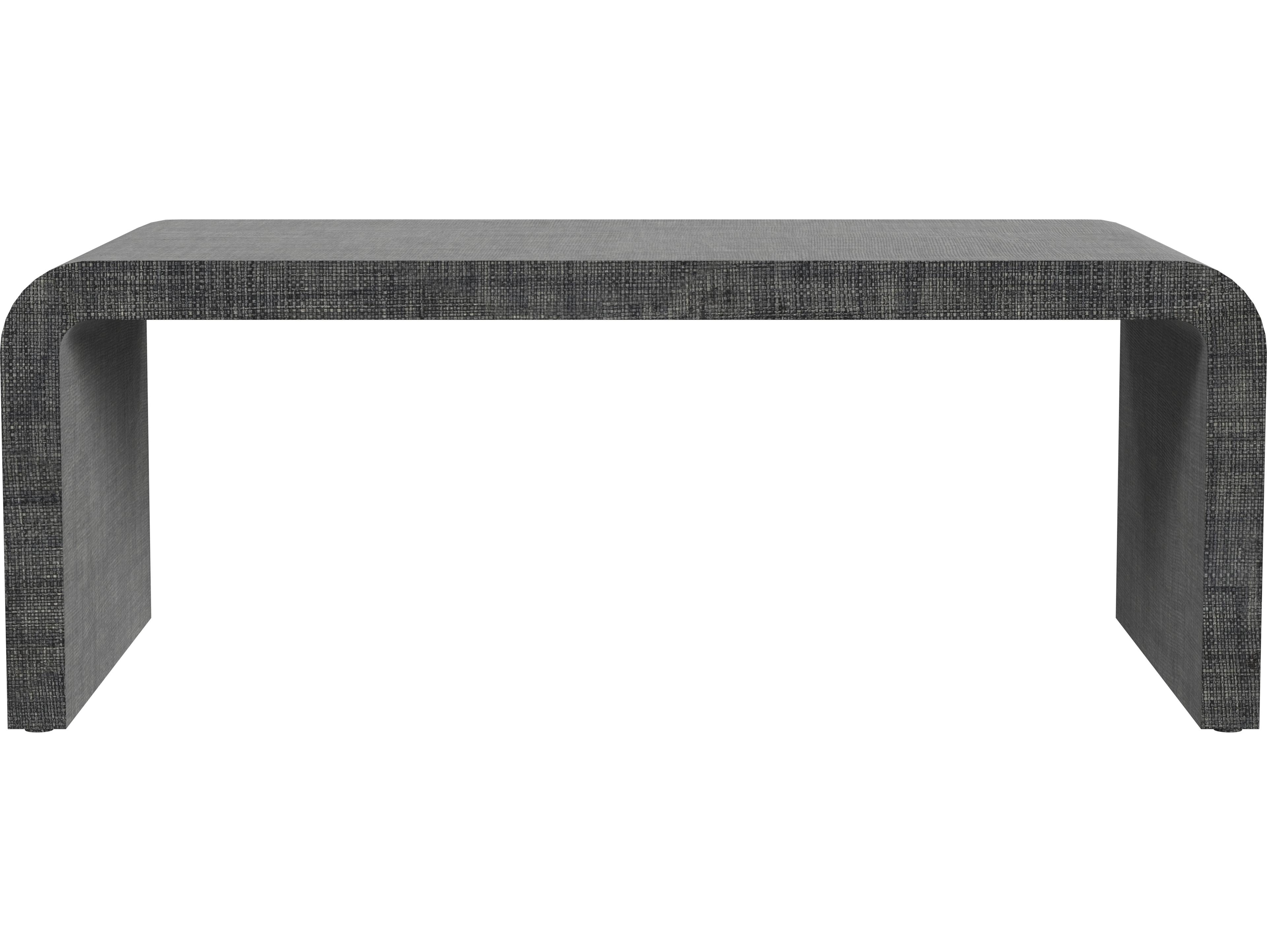 Butler Chatham Rectangular Rattan Charcoal Raffia Coffee Table