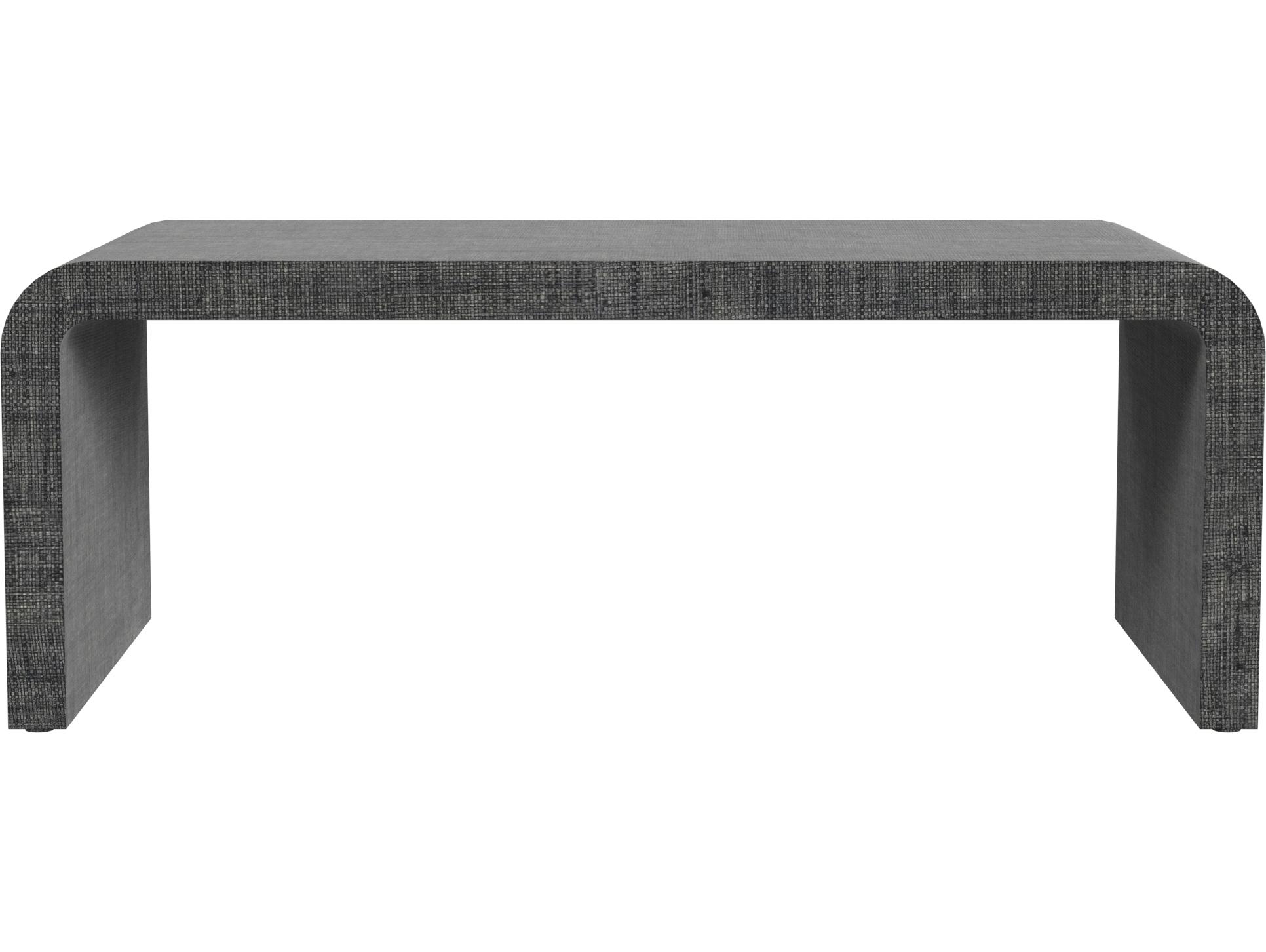 Butler Chatham Rectangular Rattan Charcoal Raffia Coffee Table