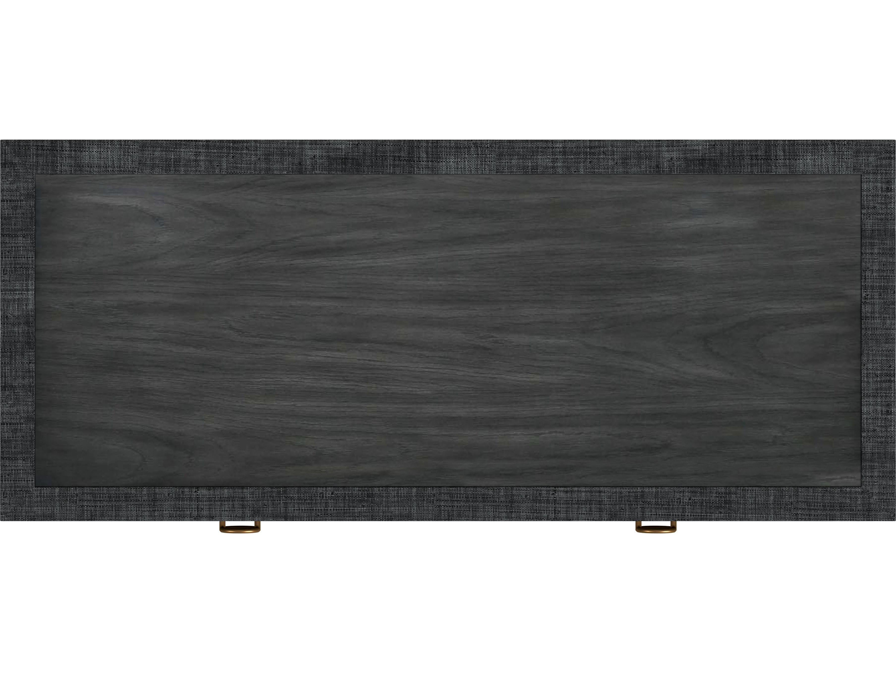 Butler Chatham Charcoal Raffia Gray Solid Wood Writing Desk