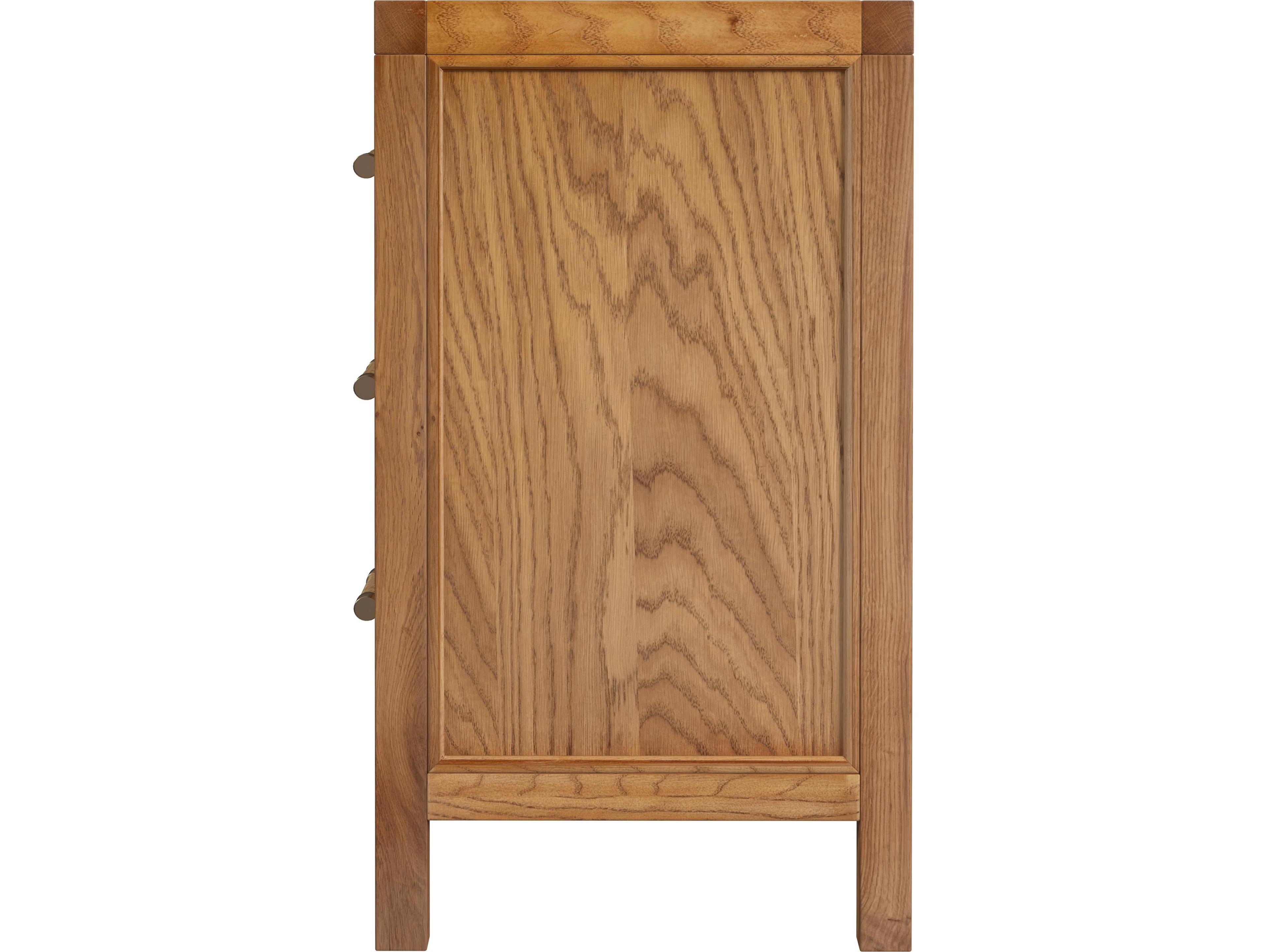 Butler Mesa 6-Drawers Oak Wood Double Dresser