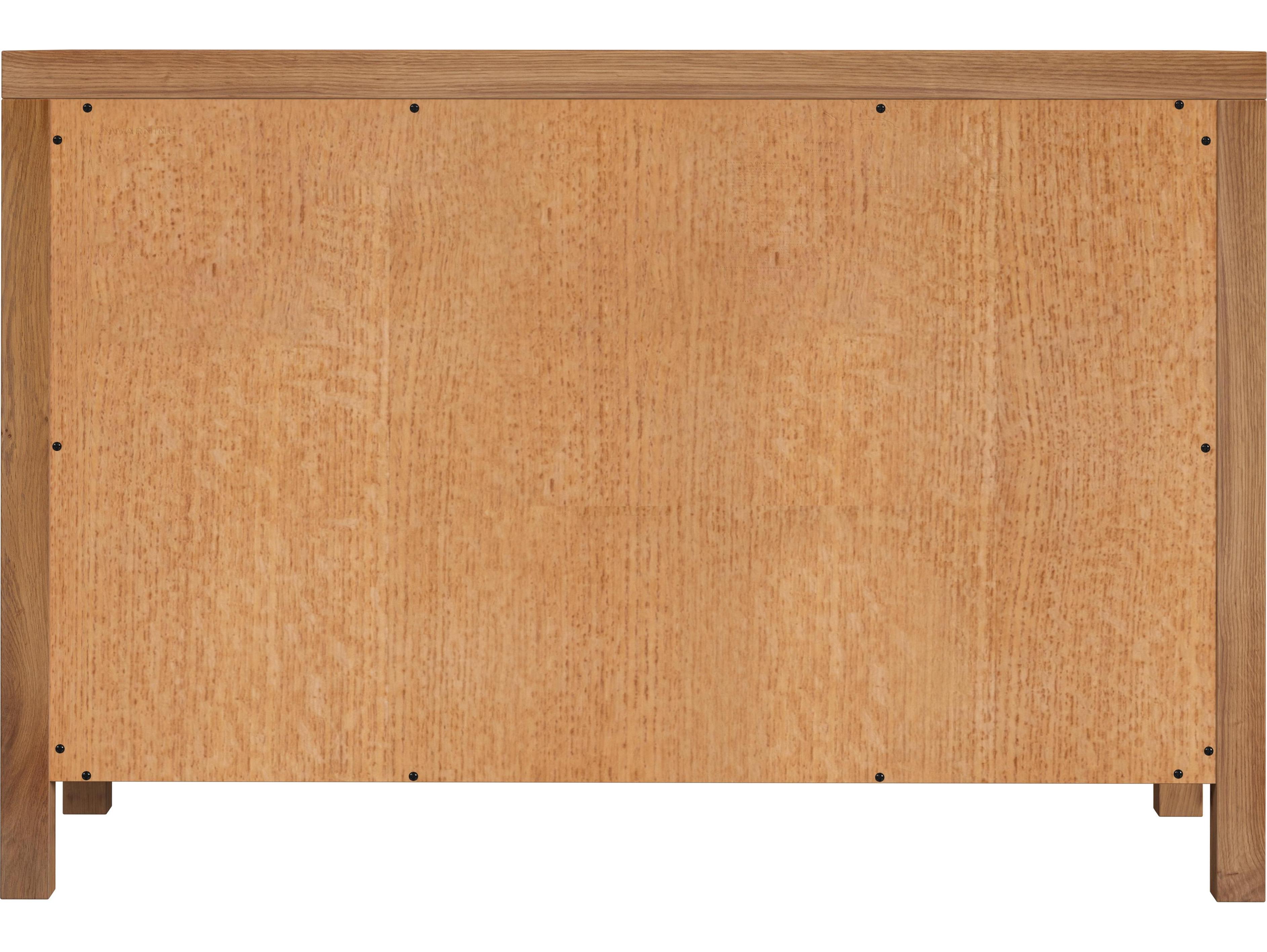 Butler Mesa 6-Drawers Oak Wood Double Dresser