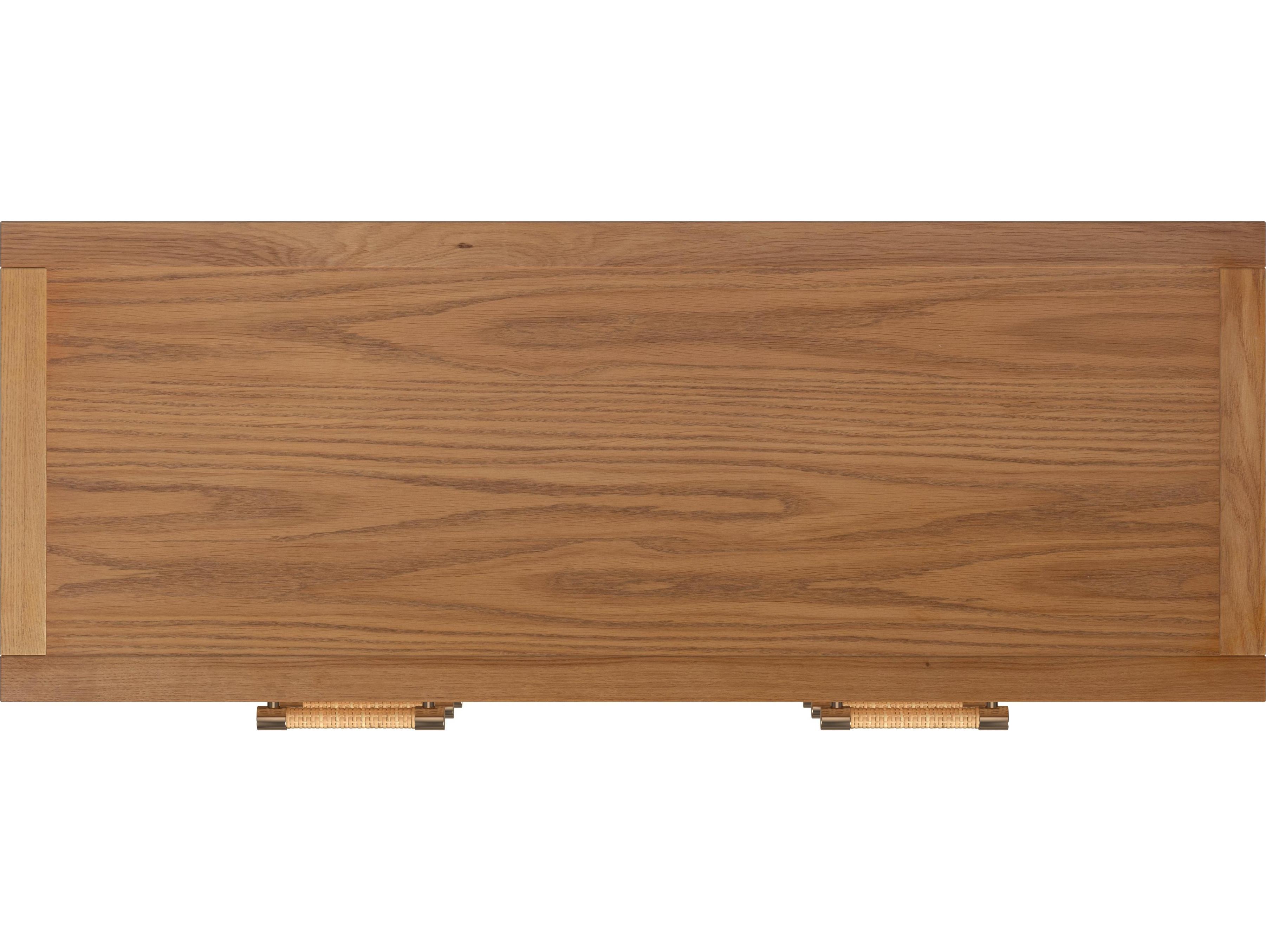 Butler Mesa 6-Drawers Oak Wood Double Dresser